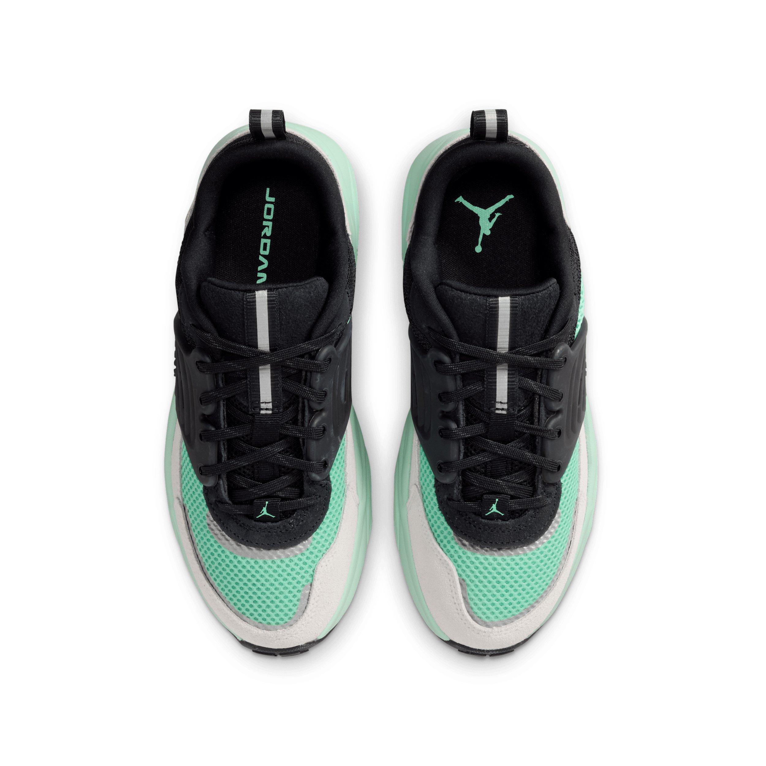 Jordan Trunner O/S Grade School Girls' "Black/Neutral Grey/Mint Foam/Green Glow" Shoe