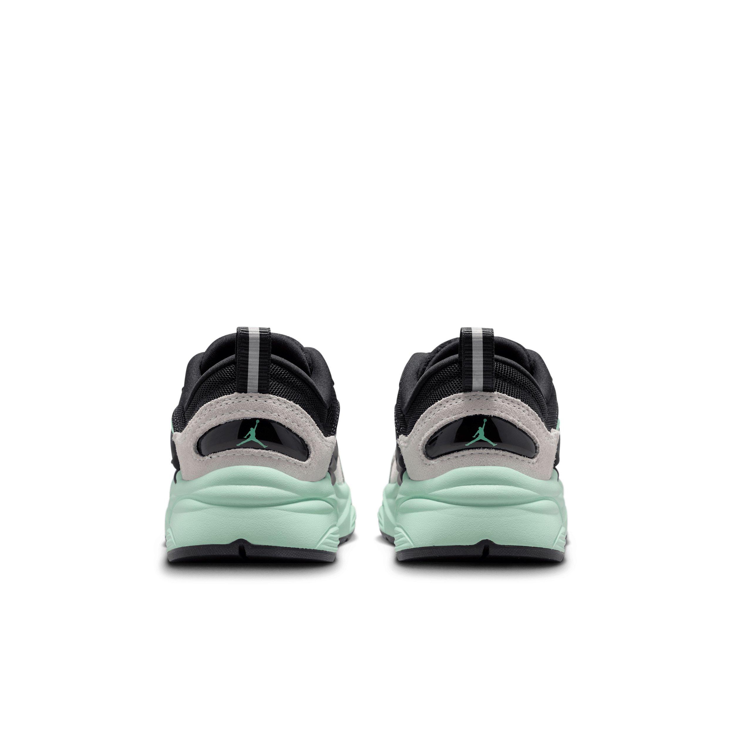 Jordan Trunner O/S Grade School Girls' "Black/Neutral Grey/Mint Foam/Green Glow" Shoe