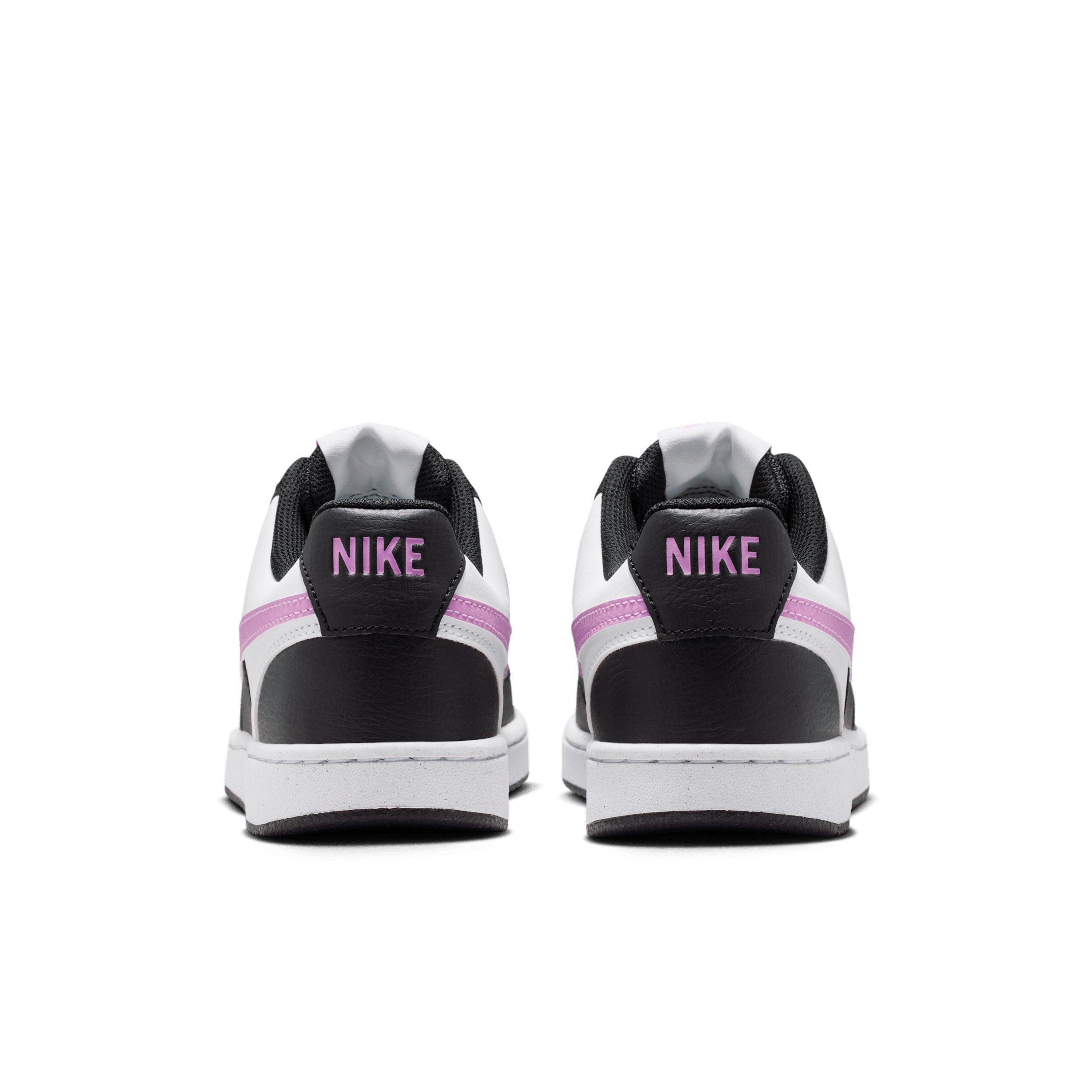 Nike Court Vision Low Next Nature "Black/White/Light Magenta" Women's Shoe - BLACK/WHITE/LT MAGENTA