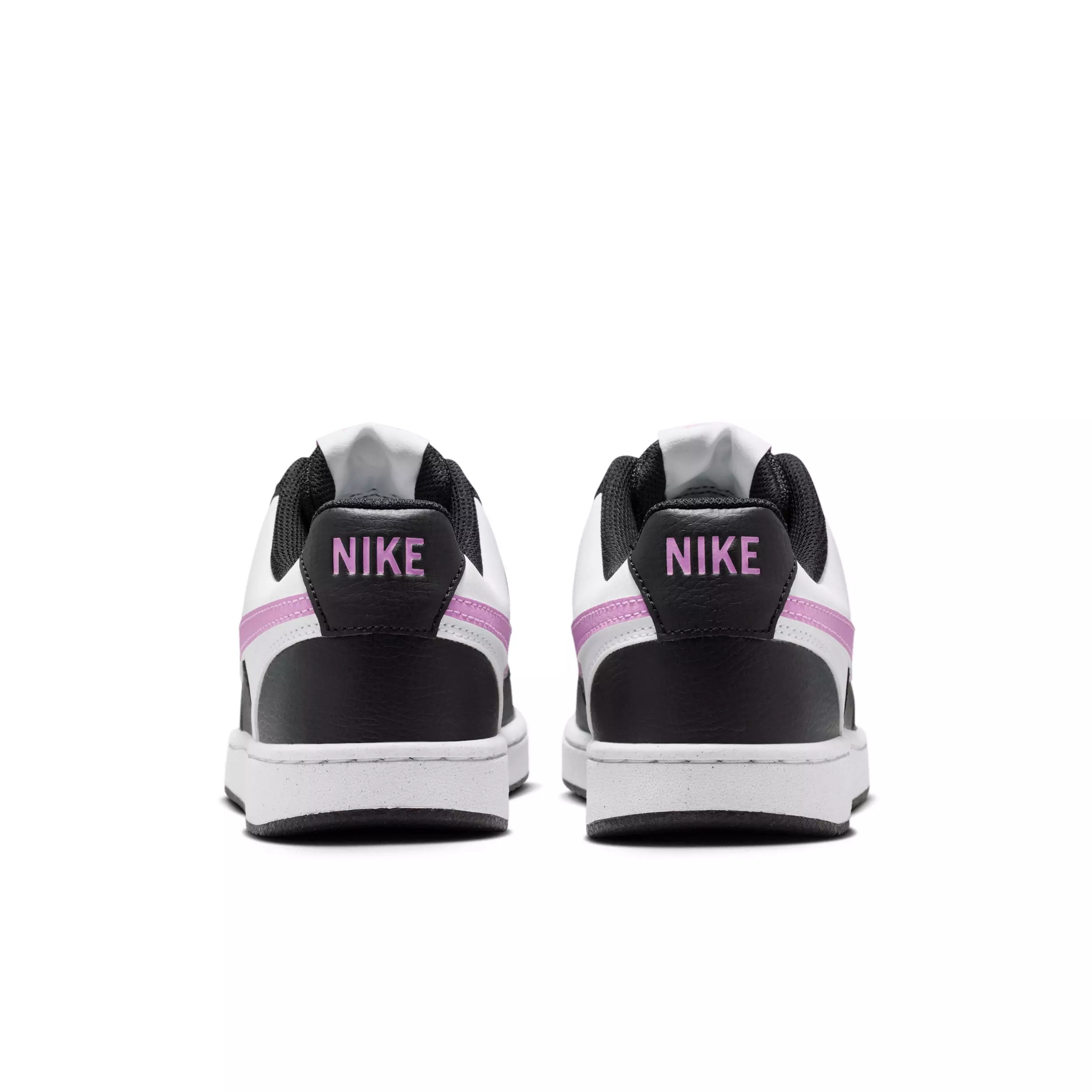 Nike Court Vision Low Next Nature "Black/White/Light Magenta" Women's Shoe - BLACK/WHITE/LT MAGENTA