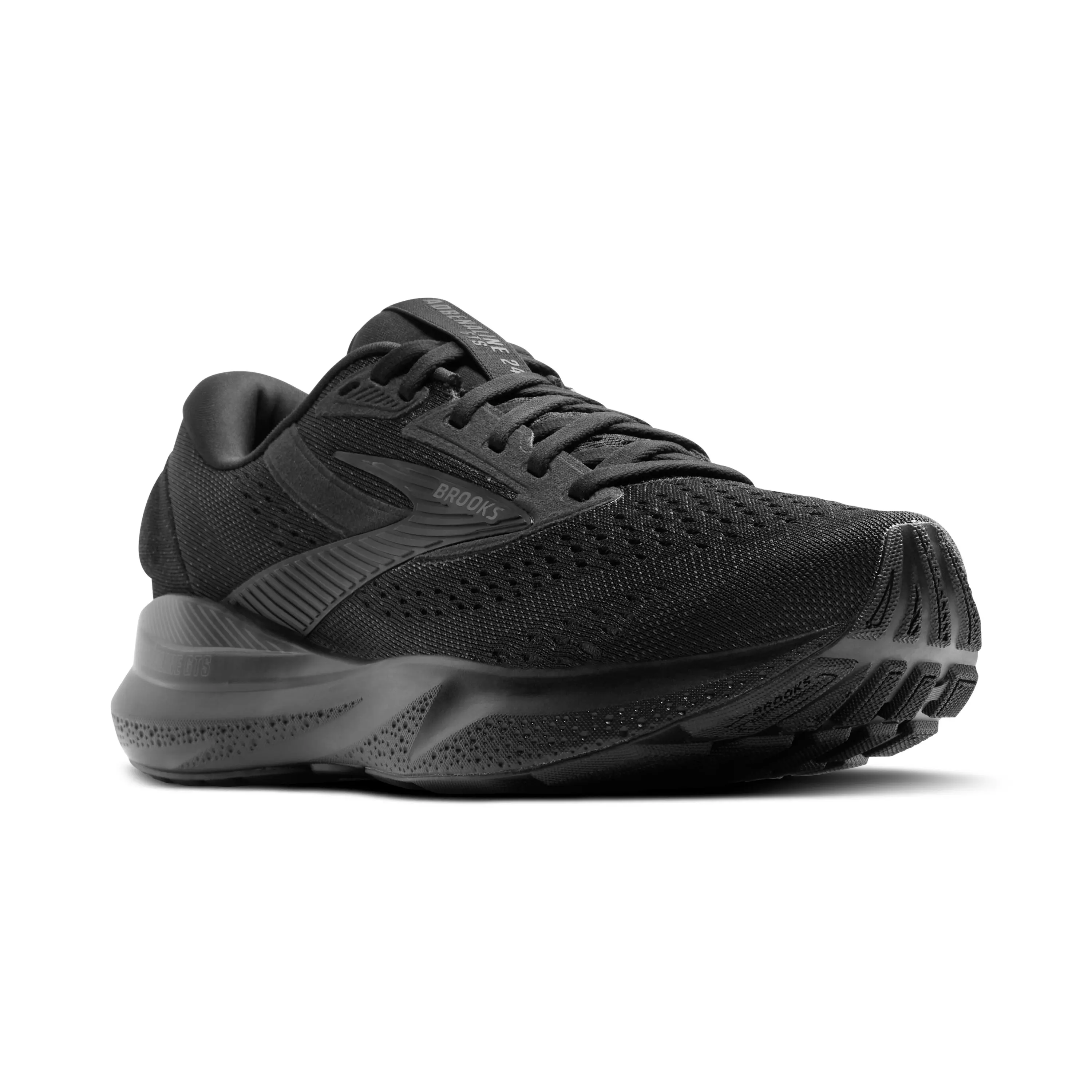 Brooks Adrenaline GTS 24 "Black/Black/Ebony" Men's Running Shoe - BLACK/BLACK/EBONY