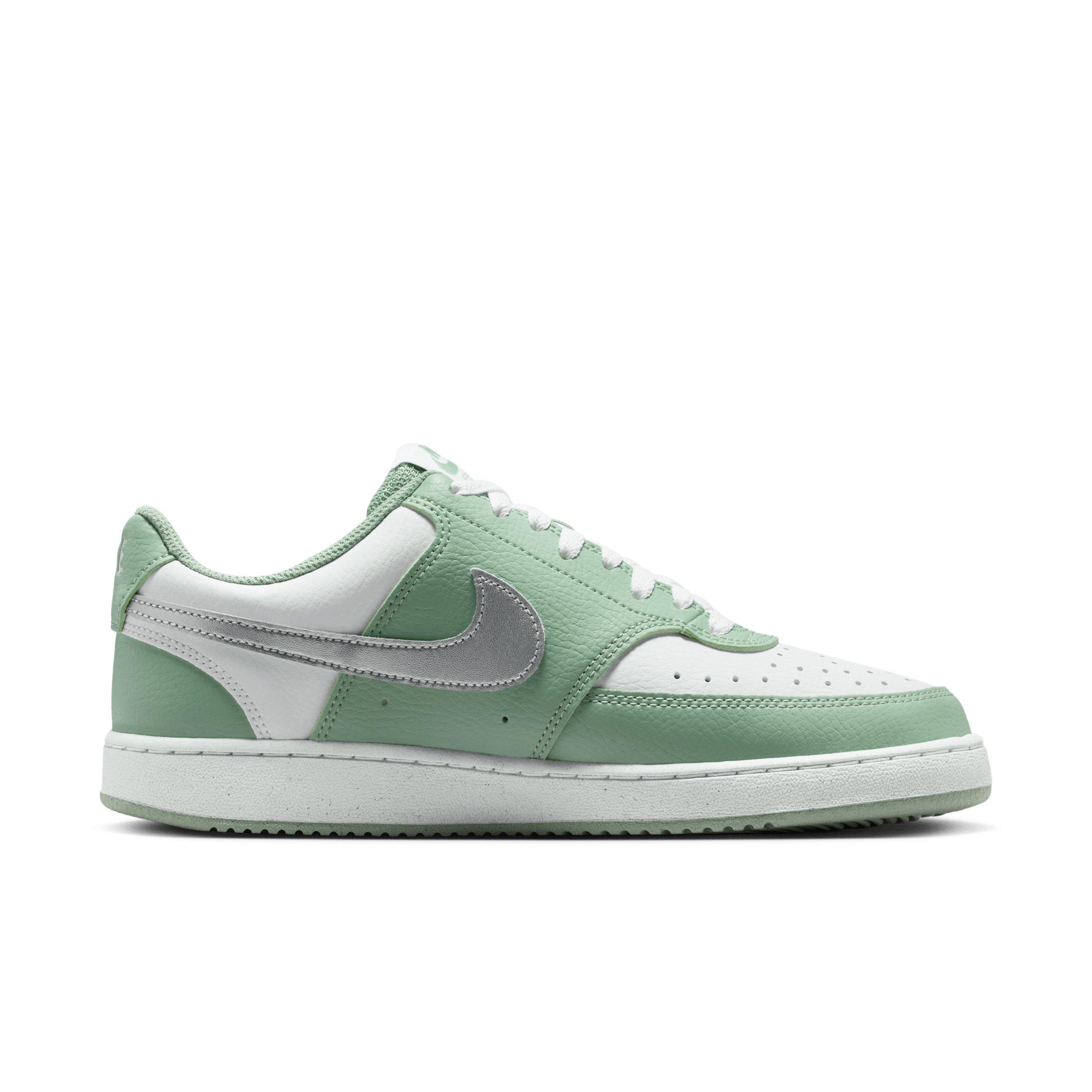 Nike Court Vision Low Next Nature "Steam/White/Metallic Silver" Women's Shoe - STEAM/WHITE/SILVER