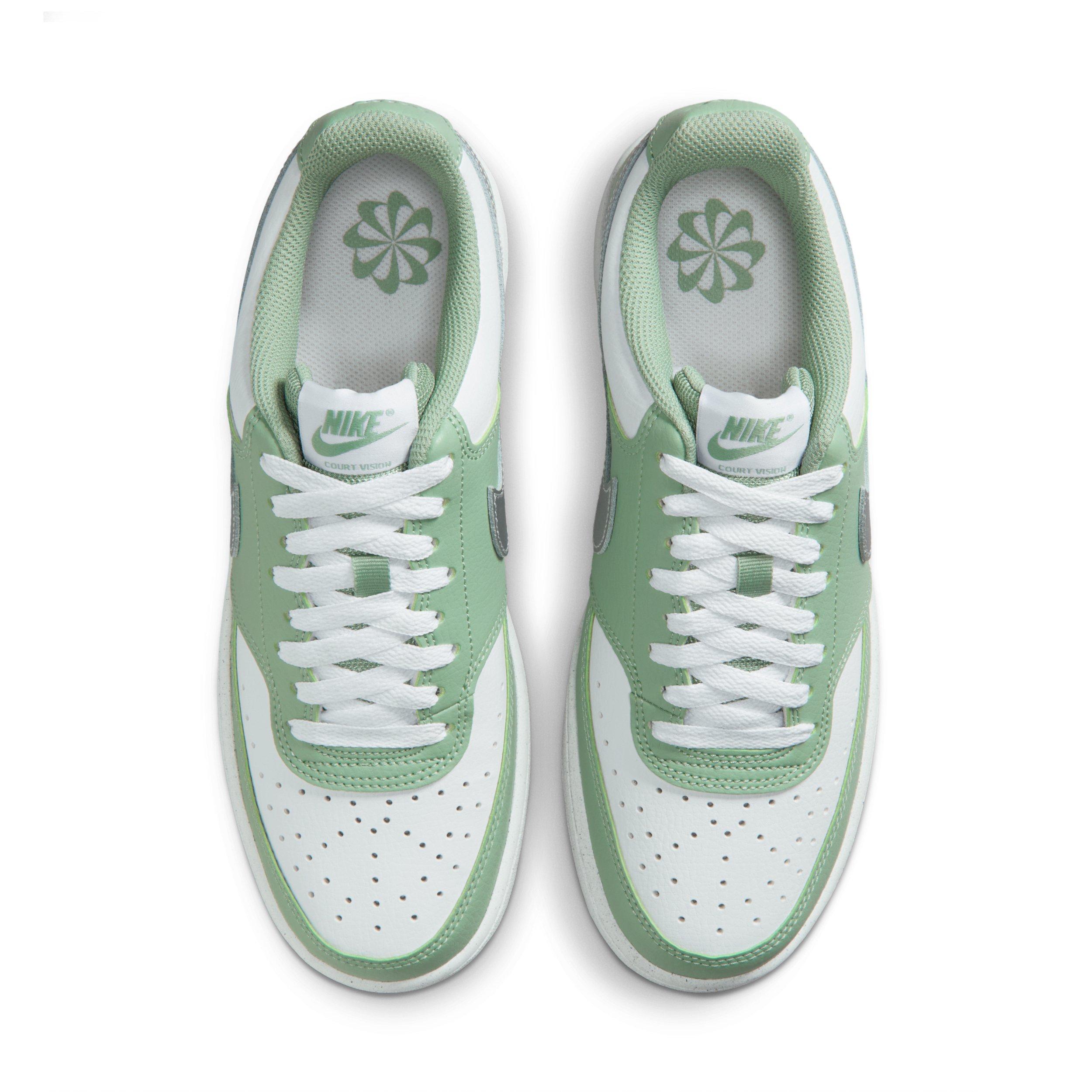 Nike Court Vision Low Next Nature "Steam/White/Metallic Silver" Women's Shoe - STEAM/WHITE/SILVER