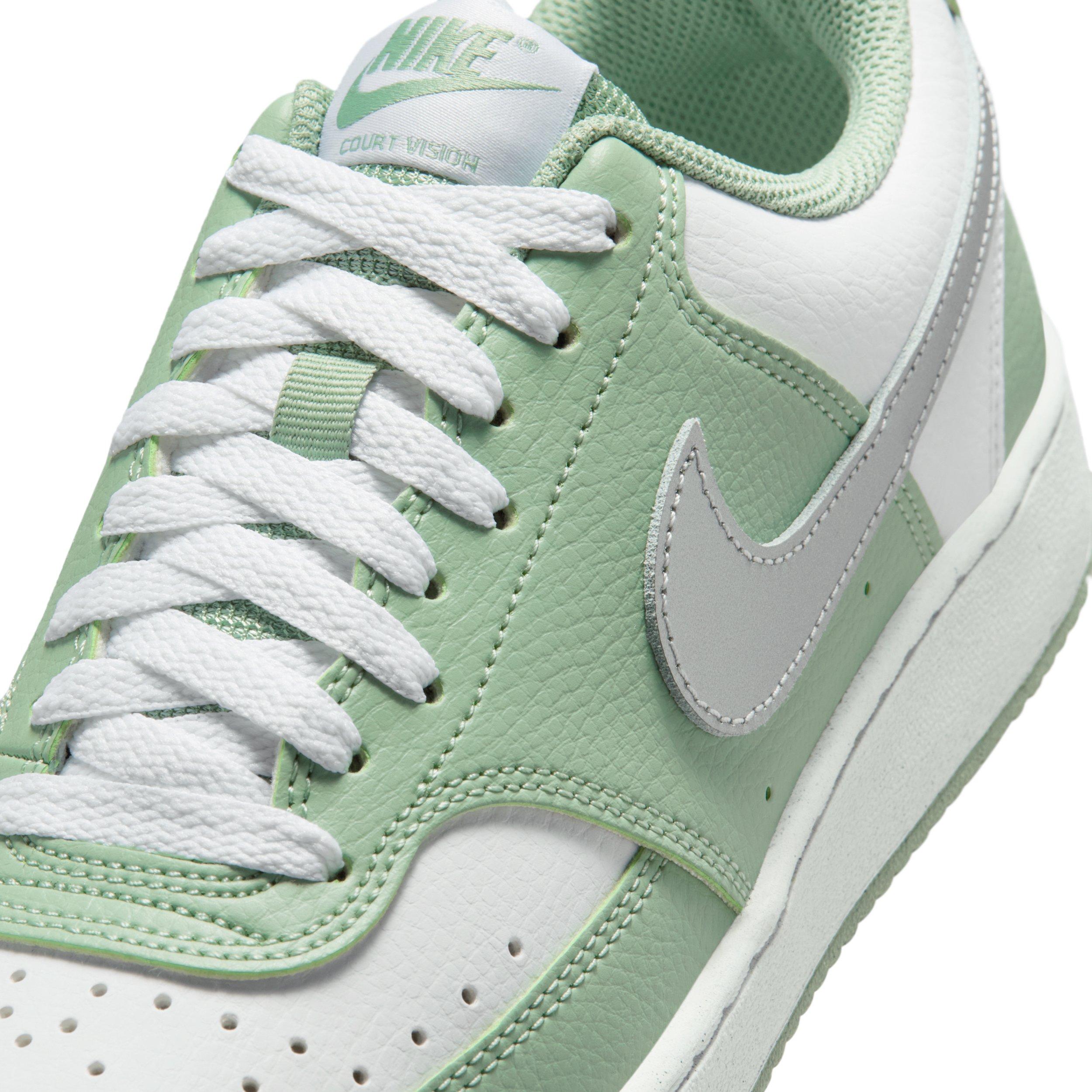 Nike Court Vision Low Next Nature "Steam/White/Metallic Silver" Women's Shoe - STEAM/WHITE/SILVER