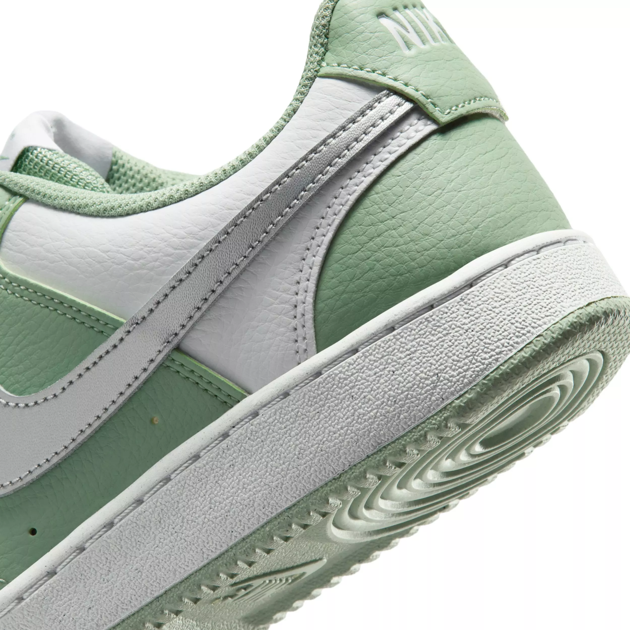 Nike Court Vision Low Next Nature "Steam/White/Metallic Silver" Women's Shoe - STEAM/WHITE/SILVER
