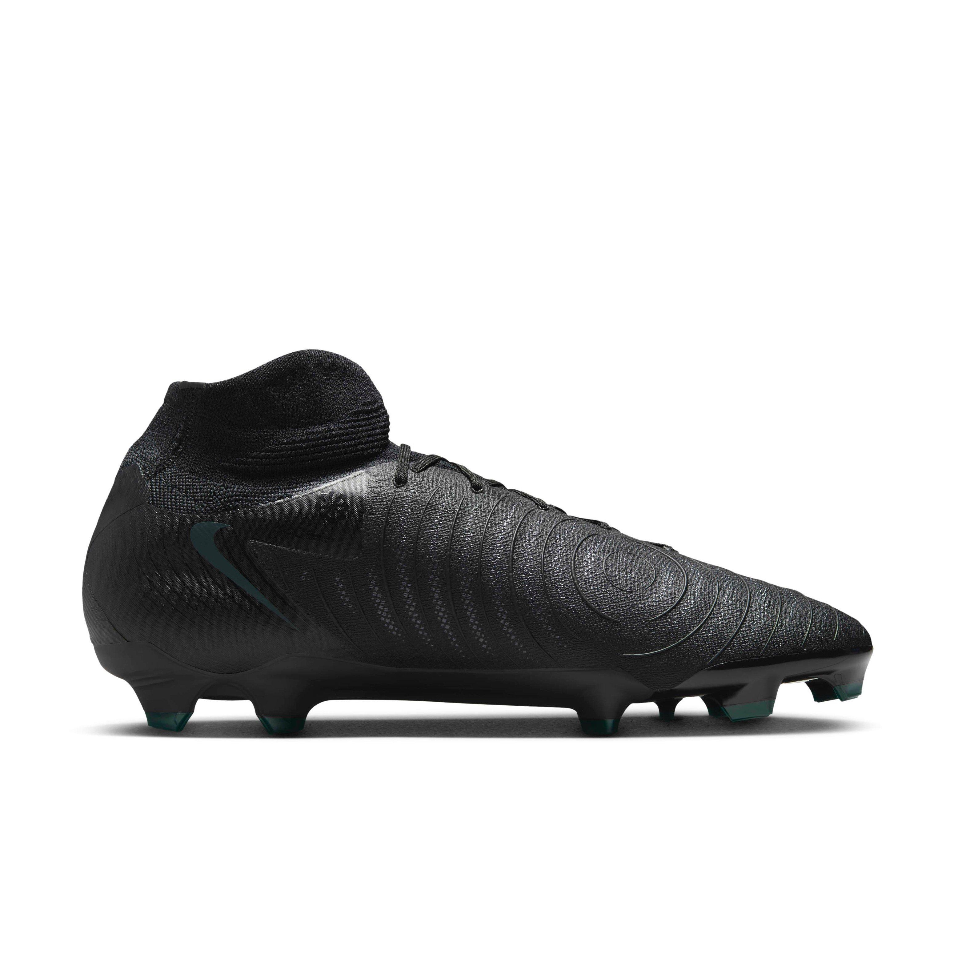 Nike Phantom Luna 2 Pro FG "Black/Deep Jungle/Black" Men's Soccer Cleat - BLACK/JUNGLE/BLACK Thumbnail View 1