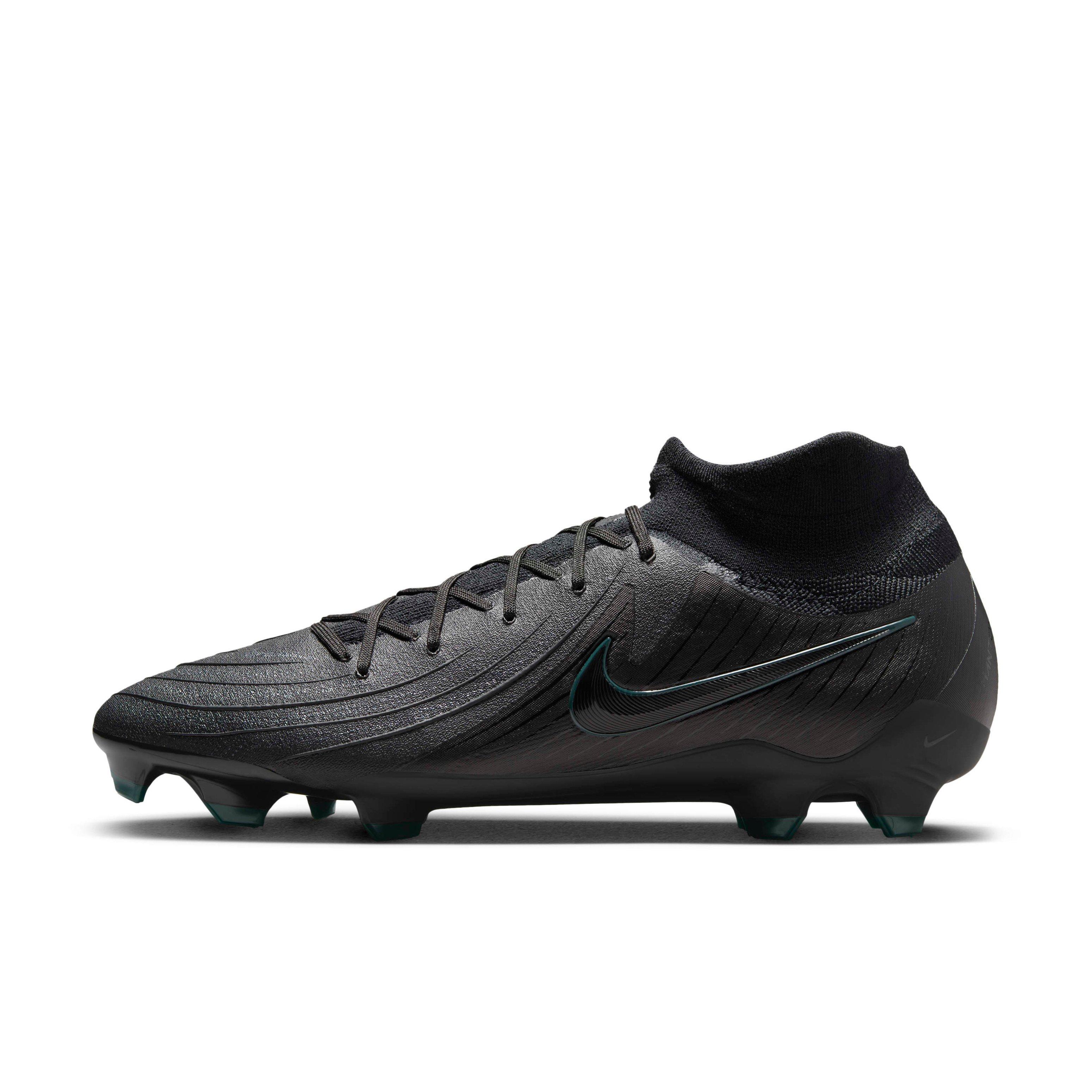 Nike Phantom Luna 2 Pro FG "Black/Deep Jungle/Black" Men's Soccer Cleat - BLACK/JUNGLE/BLACK Thumbnail View 2