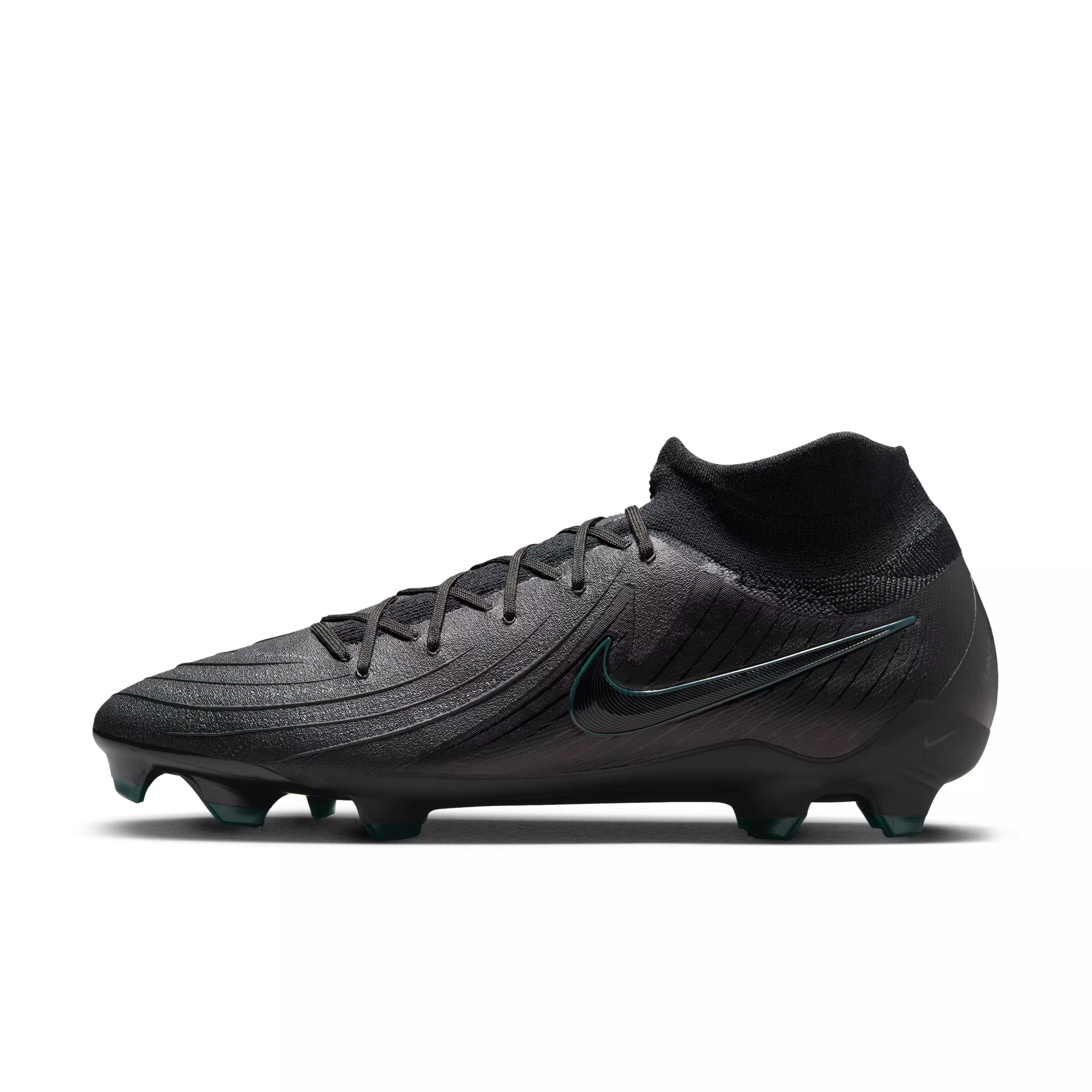 Nike Phantom Luna 2 Pro FG "Black/Deep Jungle/Black" Men's Soccer Cleat - BLACK/JUNGLE/BLACK