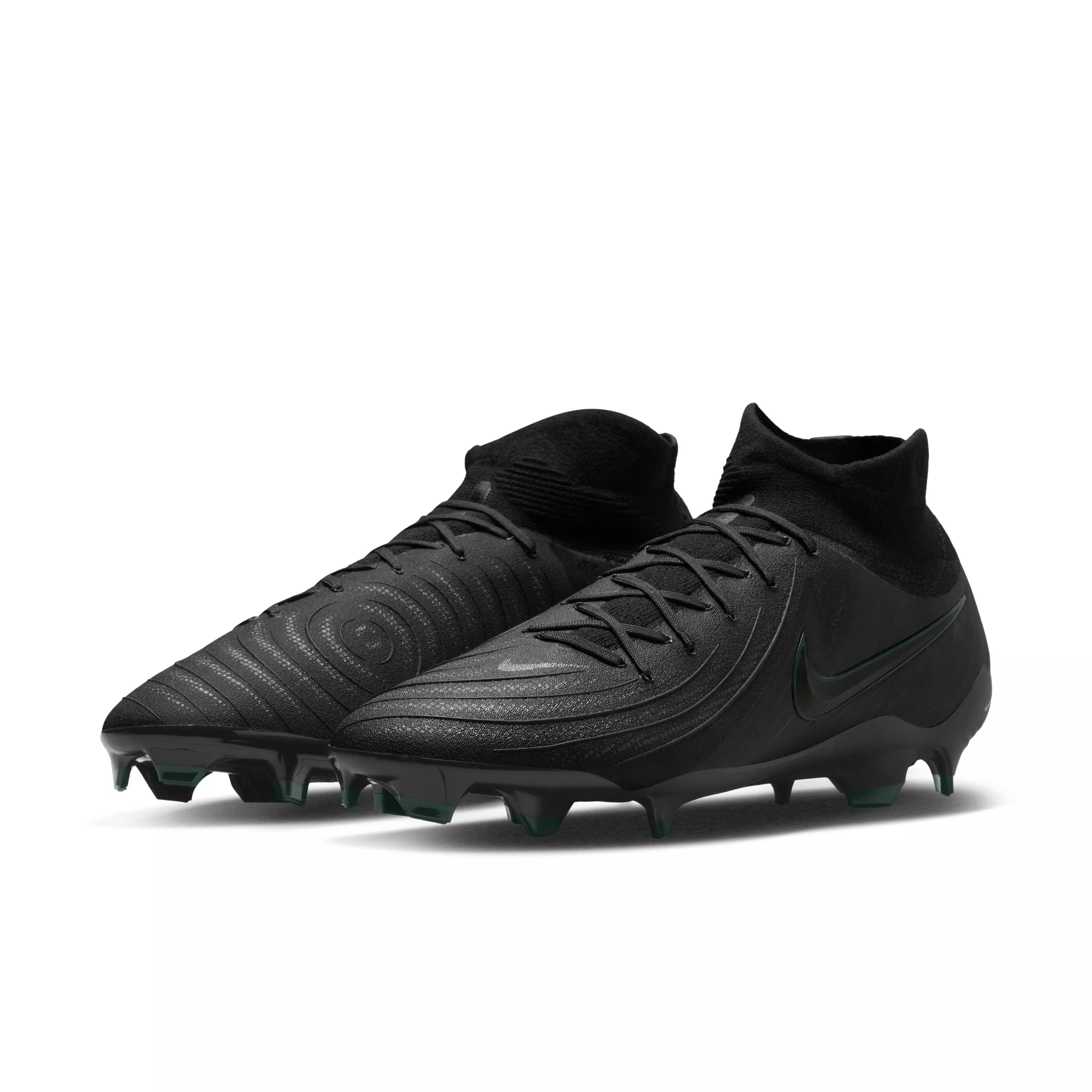 Nike Phantom Luna 2 Pro FG "Black/Deep Jungle/Black" Men's Soccer Cleat - BLACK/JUNGLE/BLACK