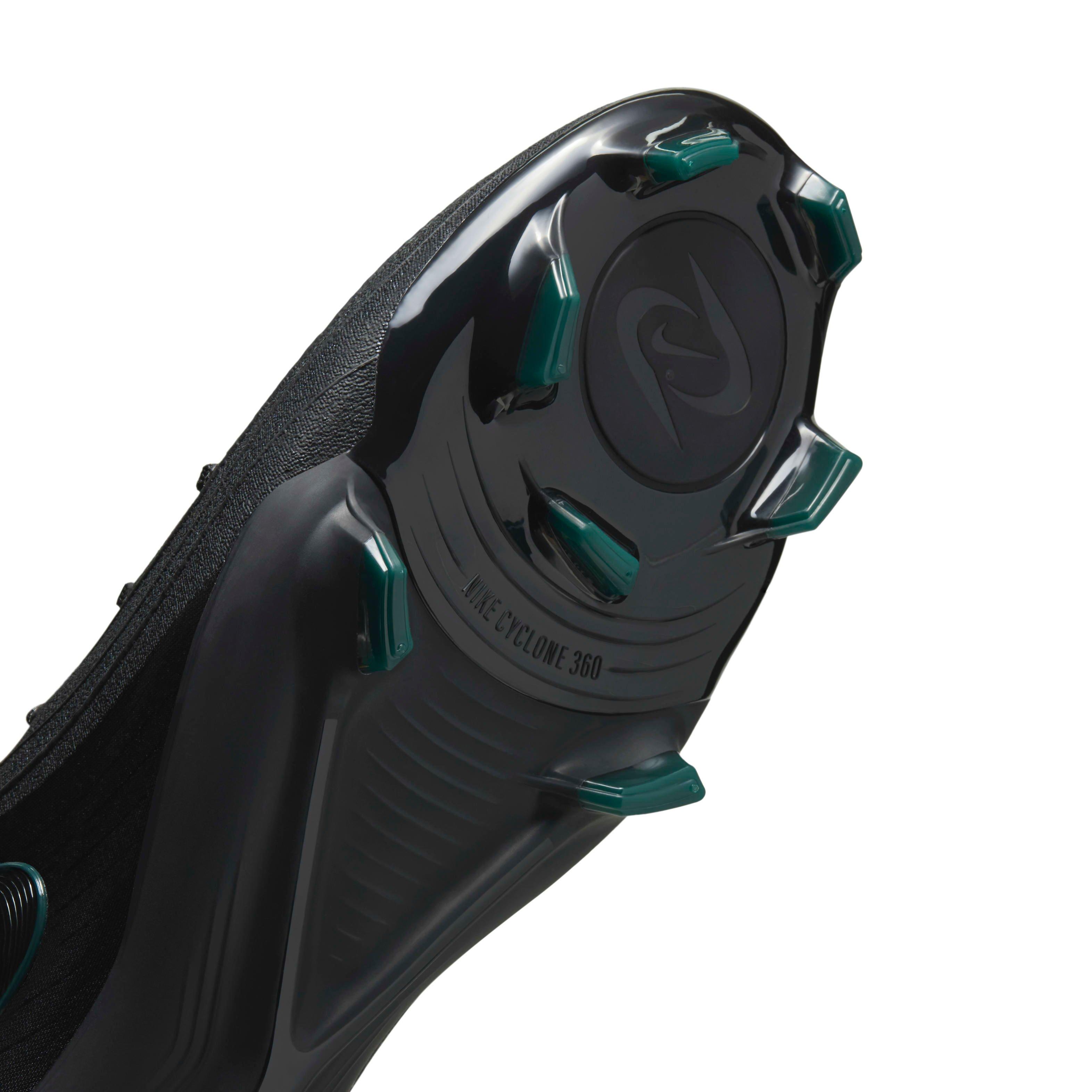 Nike Phantom Luna 2 Pro FG "Black/Deep Jungle/Black" Men's Soccer Cleat - BLACK/JUNGLE/BLACK Thumbnail View 7