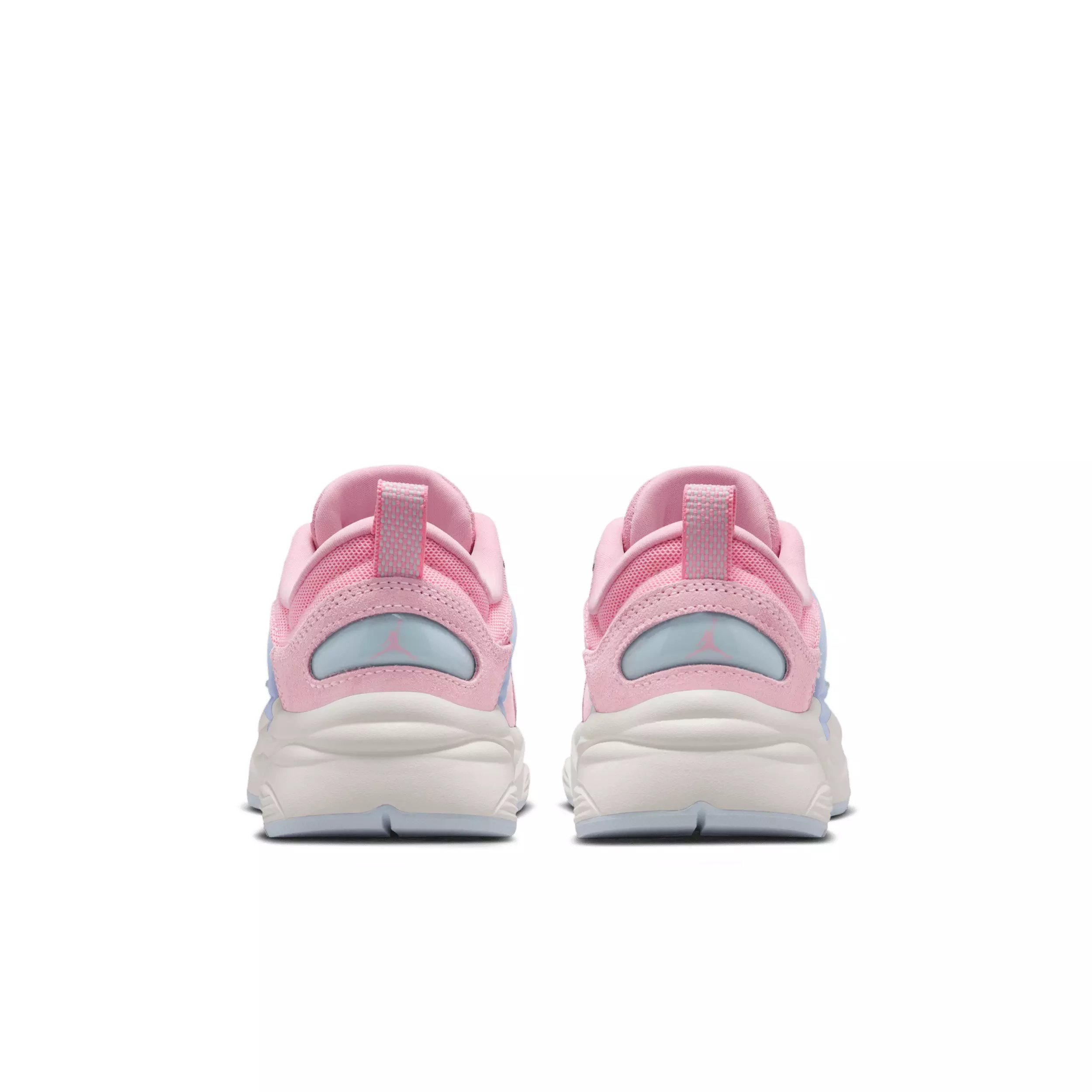 Jordan Trunner O/S "Medium Soft Pink/Half Blue/Sail/Medium Soft Pink" Grade School Girls' Shoe - MD PINK/BLUE/SAIL/MD PINK