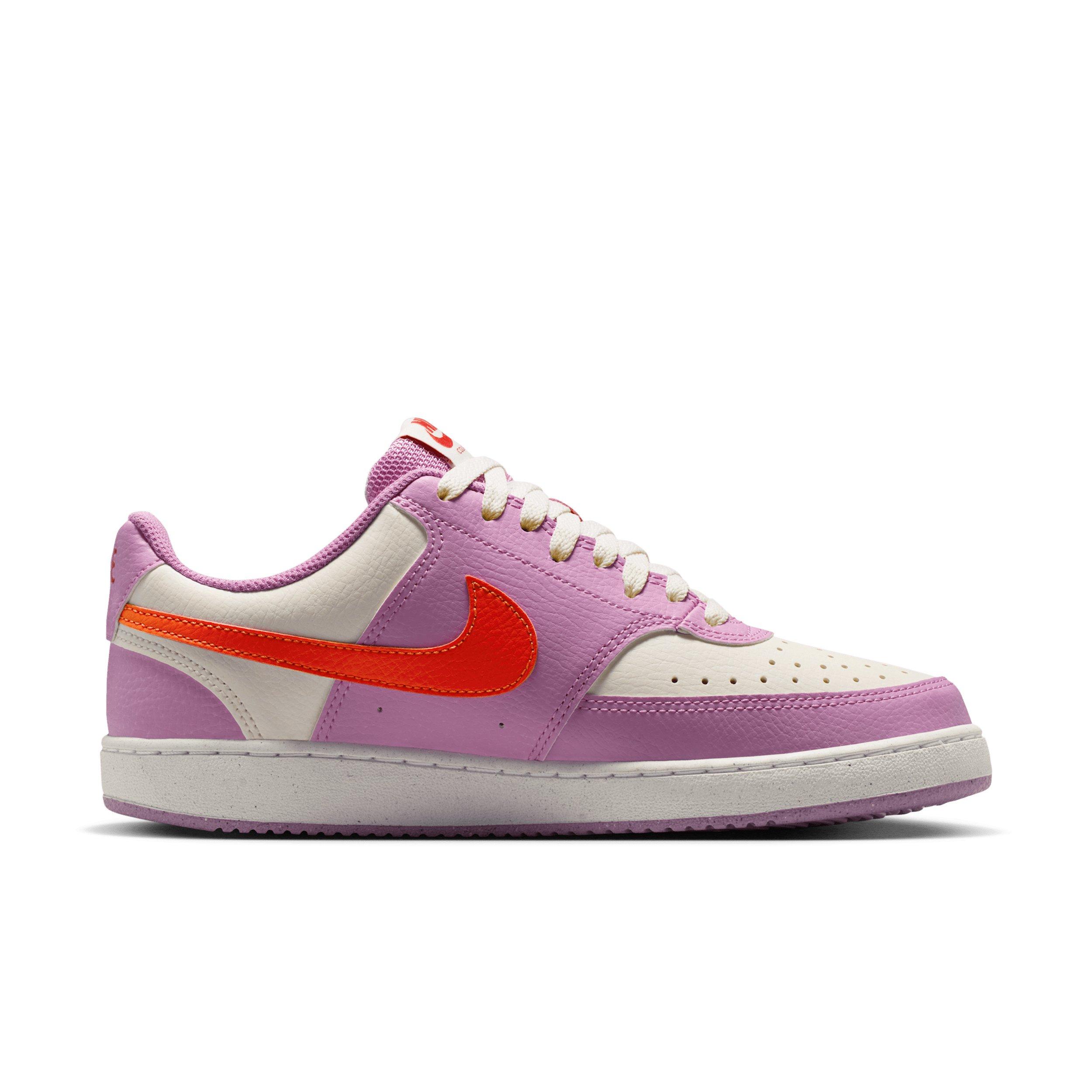 Nike Court Vision Low Next Nature "Light Magenta/Summit White/Light Crimson" Women's Shoe - LT MAGENTA/WHITE/LT CRIMSON