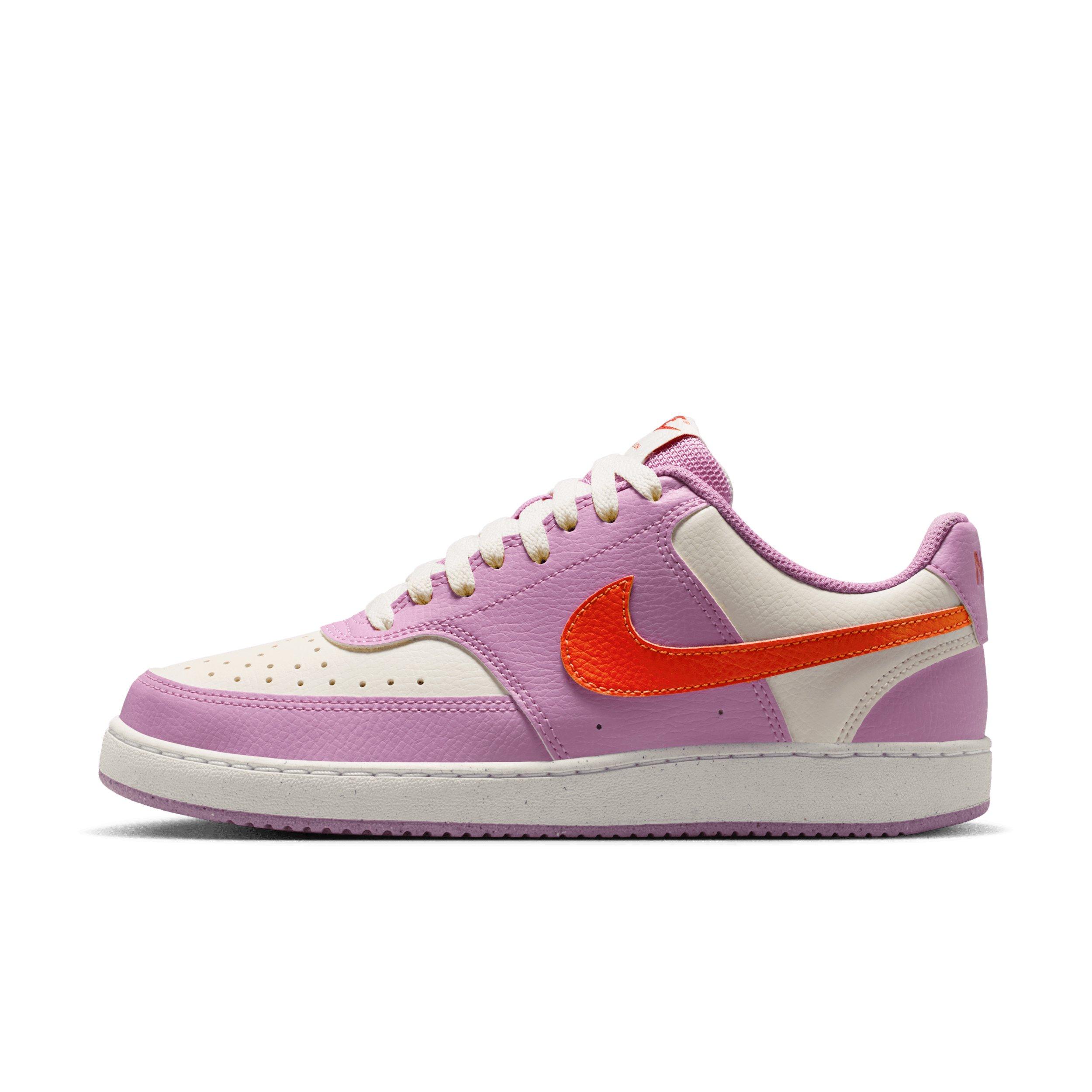 Nike Court Vision Low Next Nature "Light Magenta/Summit White/Light Crimson" Women's Shoe - LT MAGENTA/WHITE/LT CRIMSON