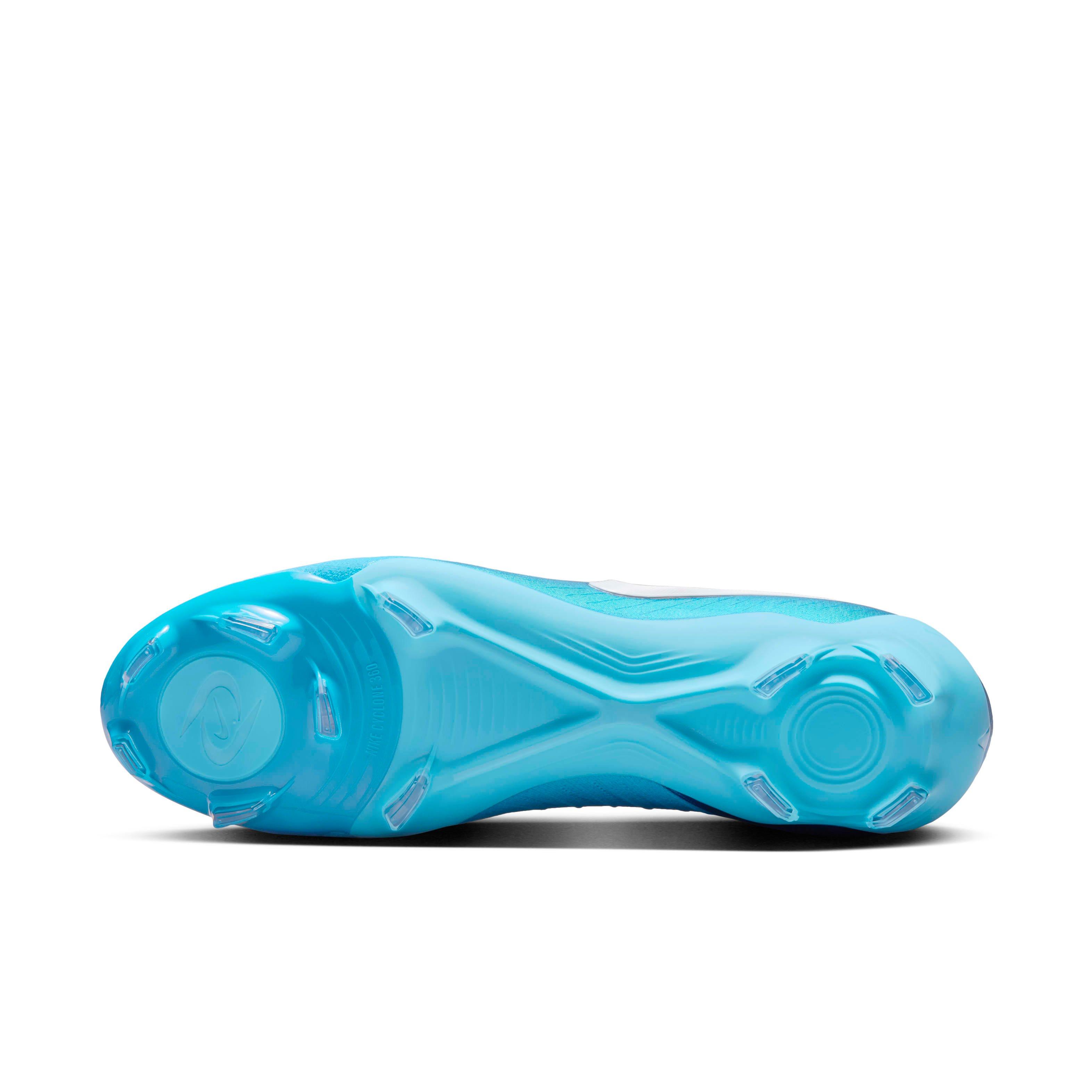 Nike Phantom Luna 2 Pro FG "Blue Fury/White" Men's Soccer Cleat - BLUE Thumbnail View 6