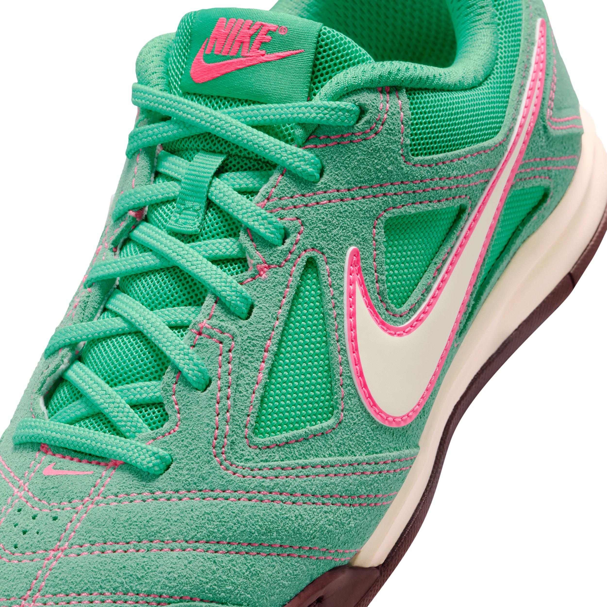 Nike Gato "Stadium Green/Hyper Pink/Burgundy Crush/Coconut Milk" Grade School Girls' Shoe - GREEN/PINK/BURGUNDY/MILK Thumbnail View 7