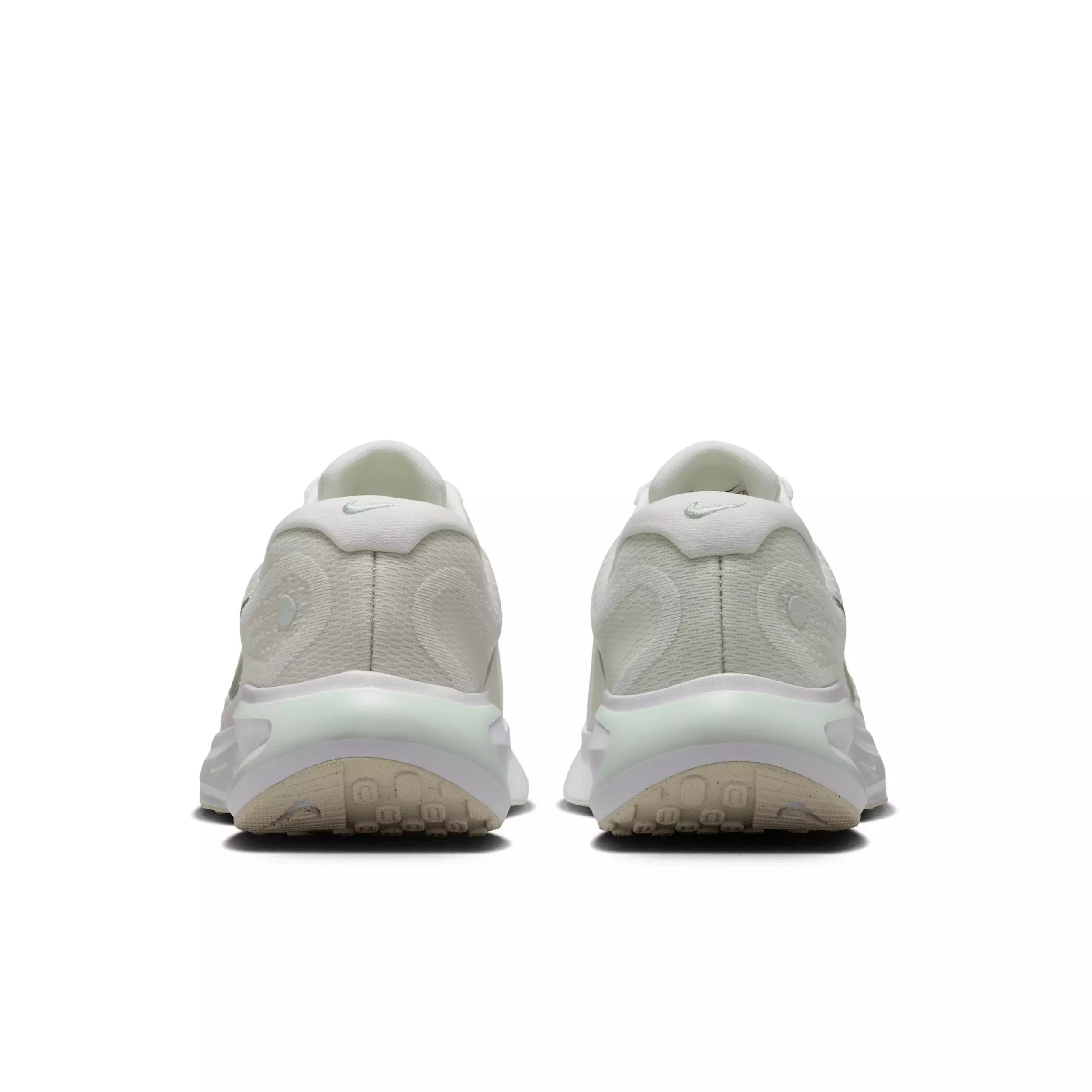 Nike Journey Run "Summit White/Barely Green/White/Metallic Silver" Women's Running Shoe - WHITE/GREEN/WHITE/SILVER