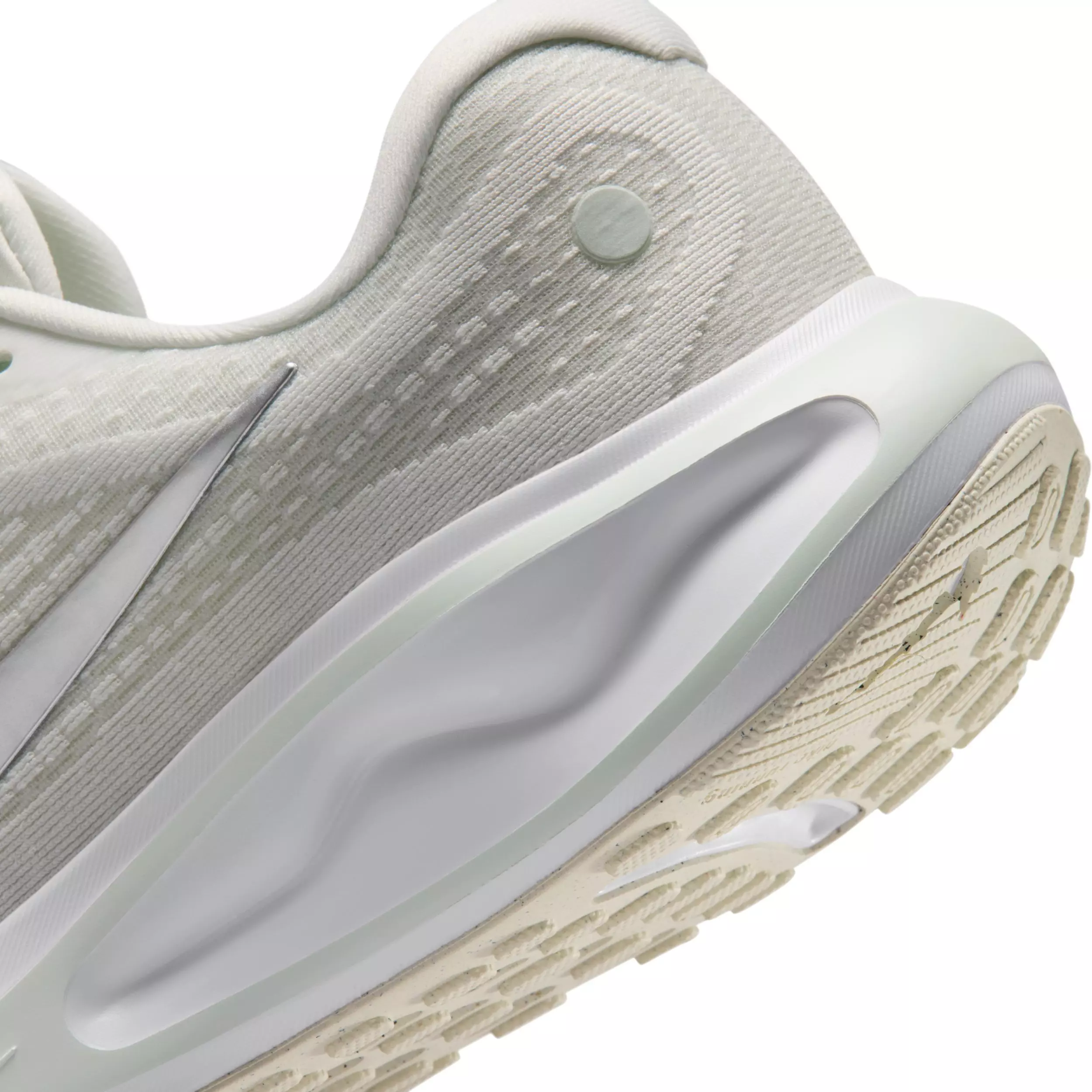 Nike Journey Run "Summit White/Barely Green/White/Metallic Silver" Women's Running Shoe - WHITE/GREEN/WHITE/SILVER