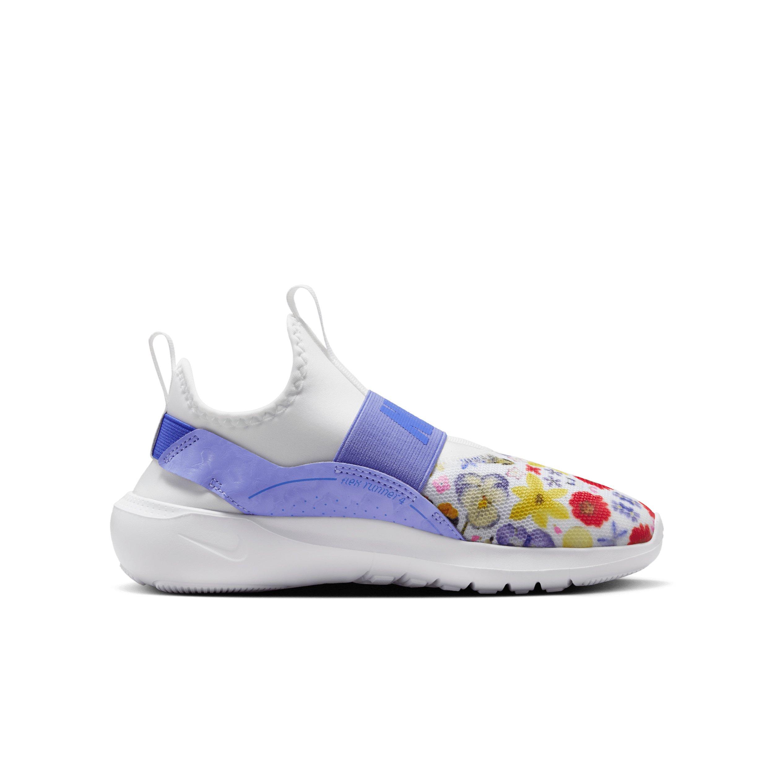 Nike Flex Runner 4 "Light Thistle/Summit White/Sapphire" Grade School Girls' Running Shoe - LT THISTLE/WHITE/SAPPHIRE Thumbnail View 1