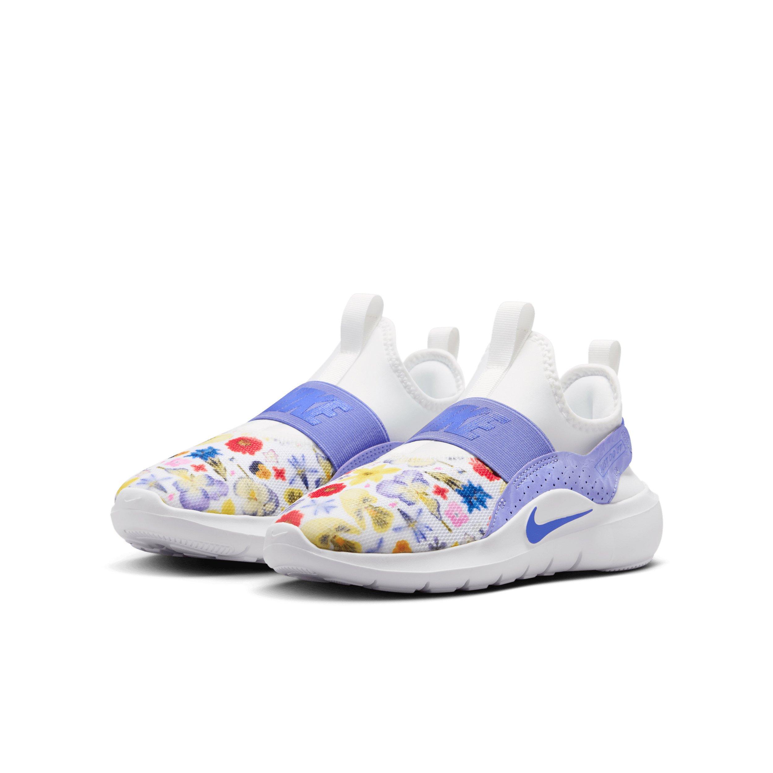 Nike Flex Runner 4 "Light Thistle/Summit White/Sapphire" Grade School Girls' Running Shoe - LT THISTLE/WHITE/SAPPHIRE Thumbnail View 3