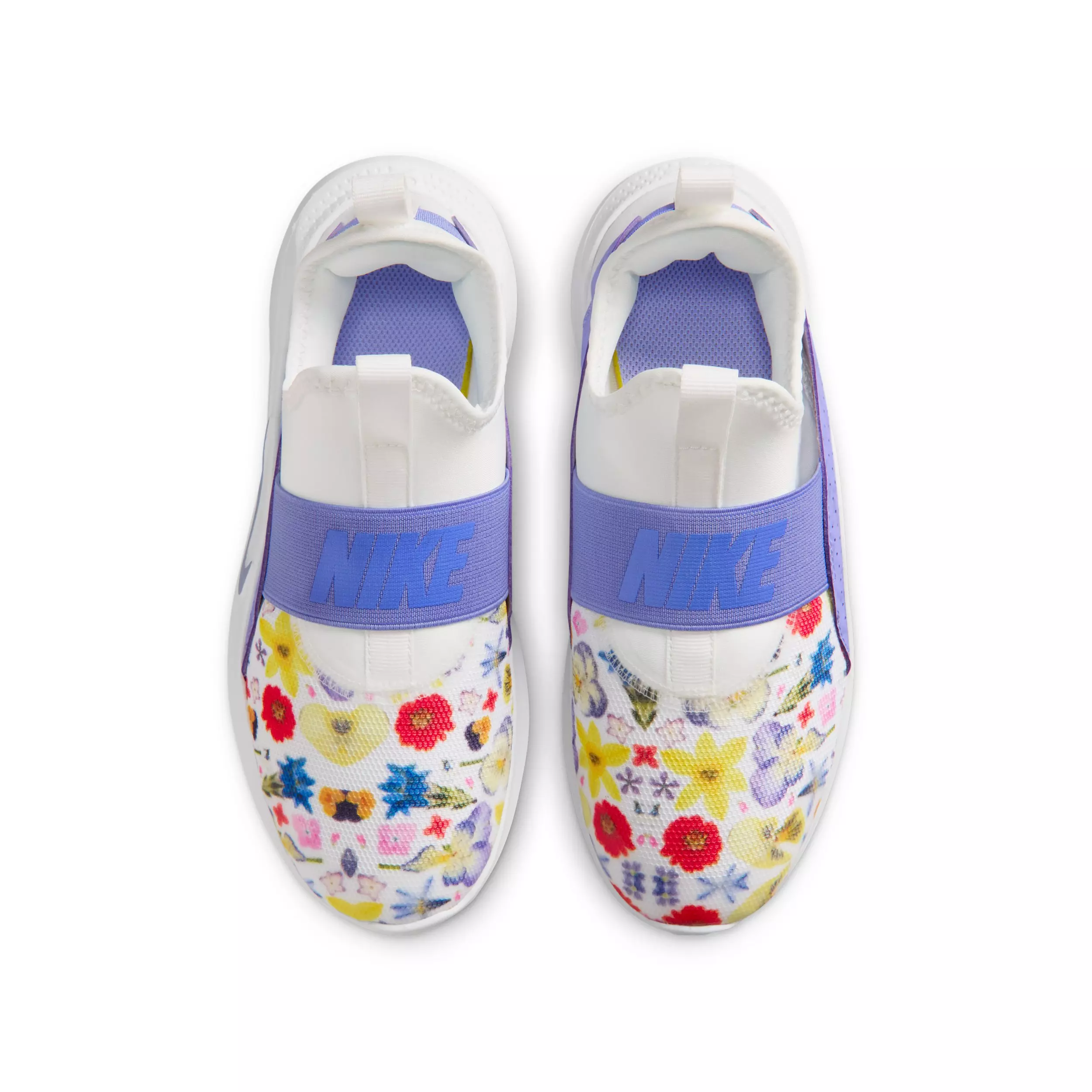 Nike Flex Runner 4 "Light Thistle/Summit White/Sapphire" Grade School Girls' Running Shoe - LT THISTLE/WHITE/SAPPHIRE