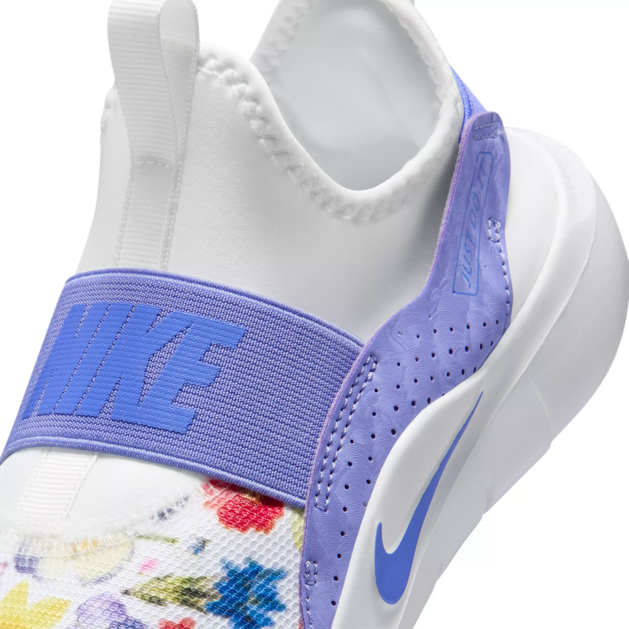 Nike Flex Runner 4 "Light Thistle/Summit White/Sapphire" Grade School Girls' Running Shoe - LT THISTLE/WHITE/SAPPHIRE