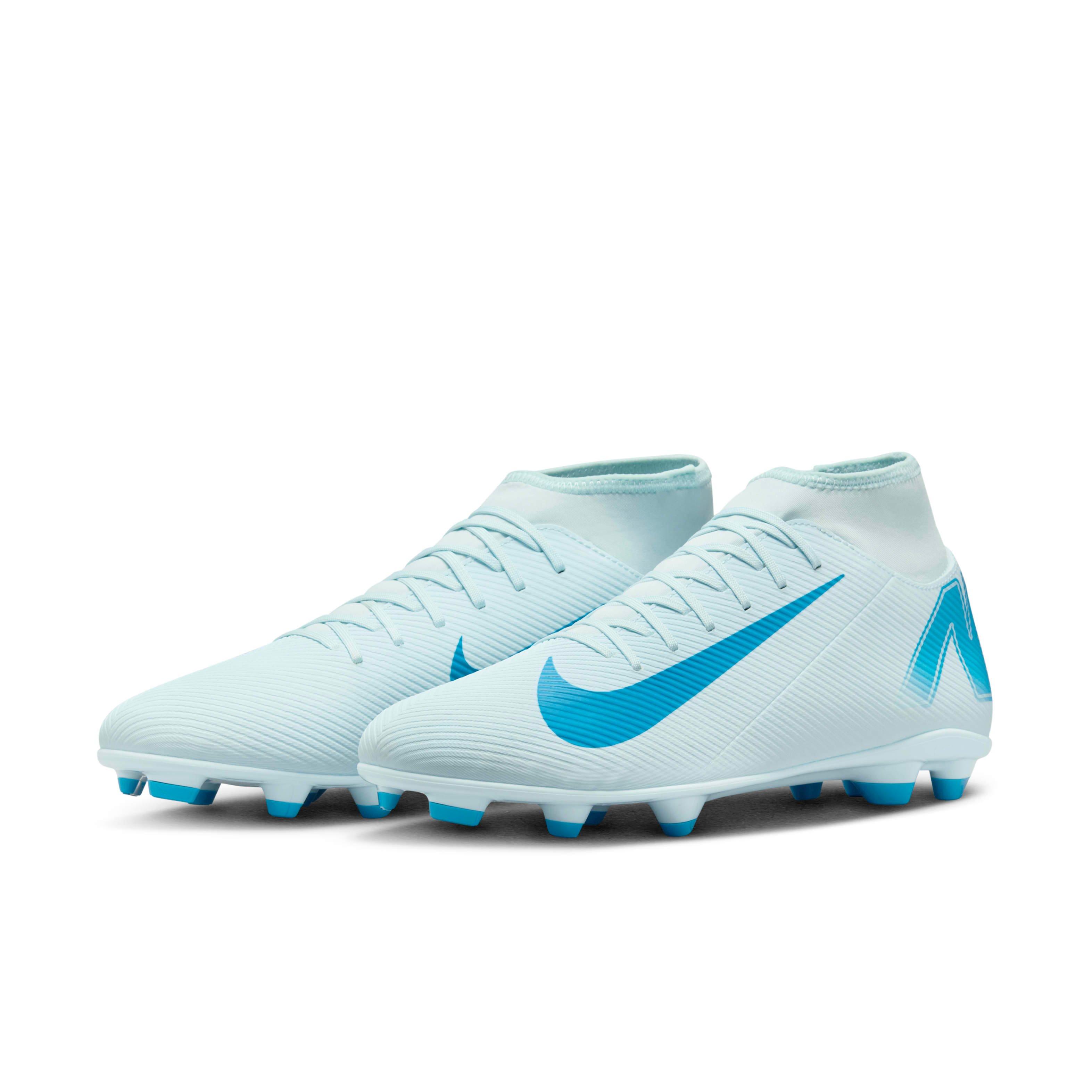 Nike Mercurial Superfly 10 Club MG "Glacier Blue/Blue Orbit" Men's Soccer Cleat - BLUE/BLUE Thumbnail View 3