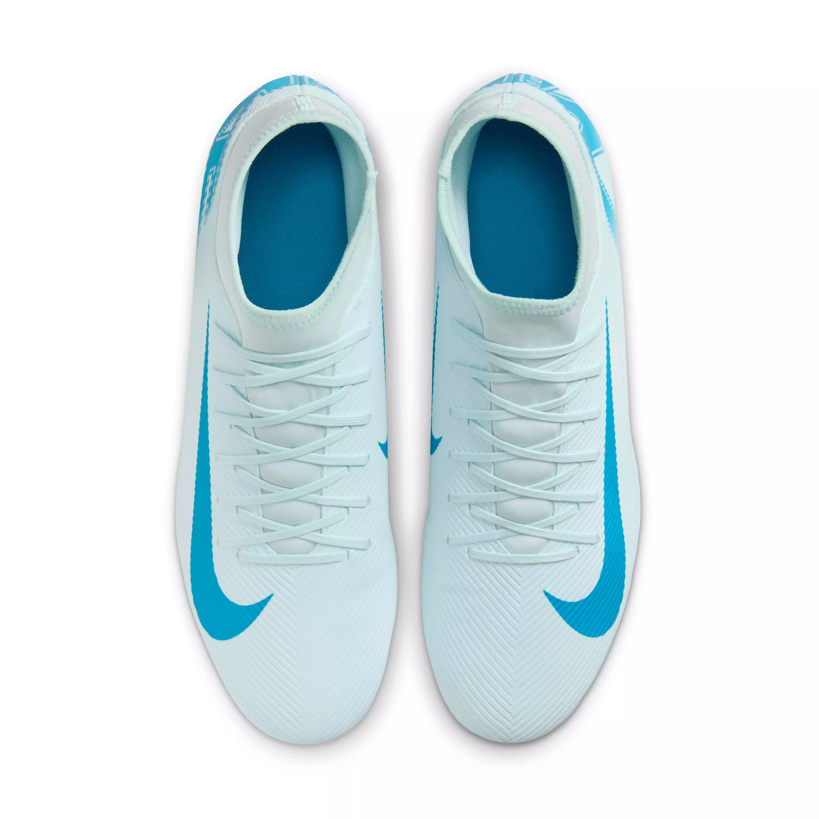 Nike Mercurial Superfly 10 Club MG "Glacier Blue/Blue Orbit" Men's Soccer Cleat - BLUE/BLUE