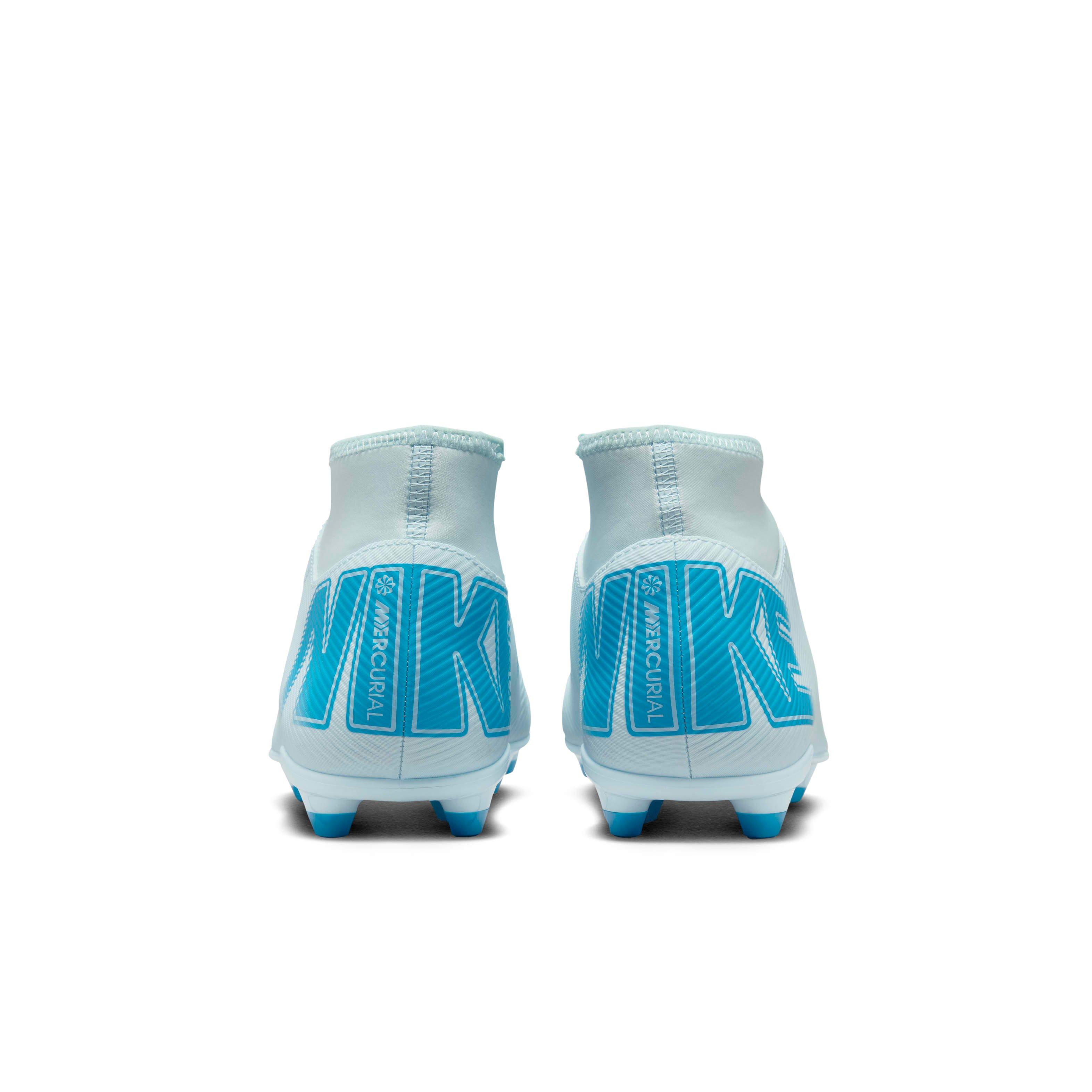 Nike Mercurial Superfly 10 Club MG "Glacier Blue/Blue Orbit" Men's Soccer Cleat - BLUE/BLUE Thumbnail View 5