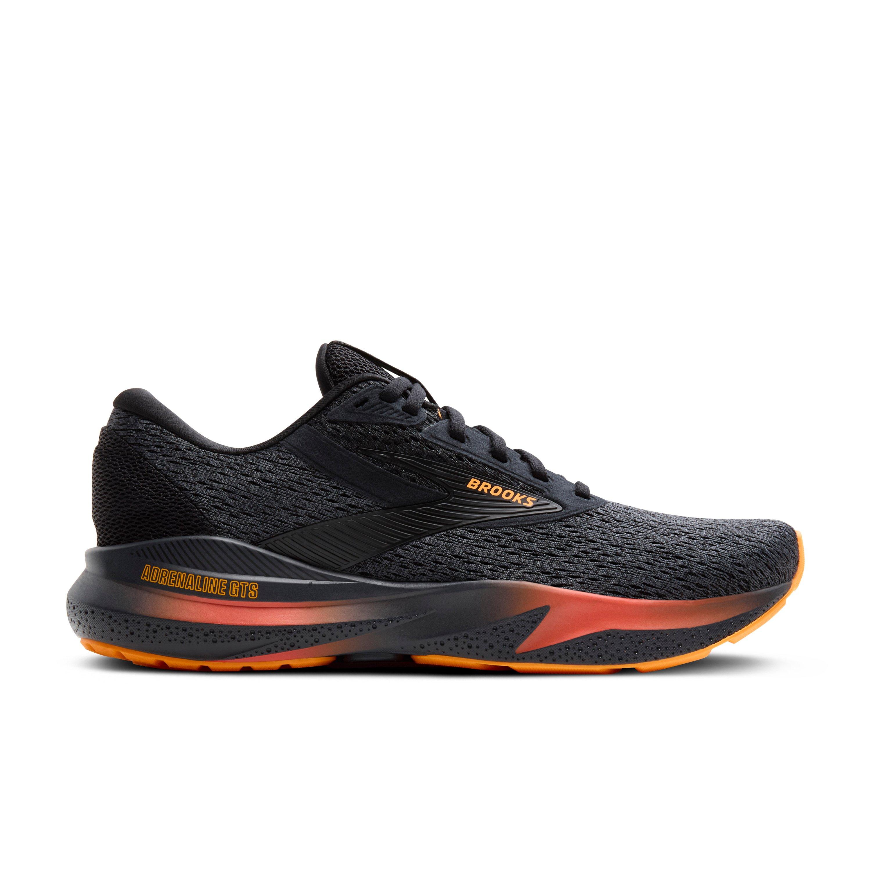Brooks Adrenaline GTS 24 "Black/Ebony/Burnt Sienna" Men's Running Shoe - BLACK/EBONY/SIENNA Thumbnail View 1