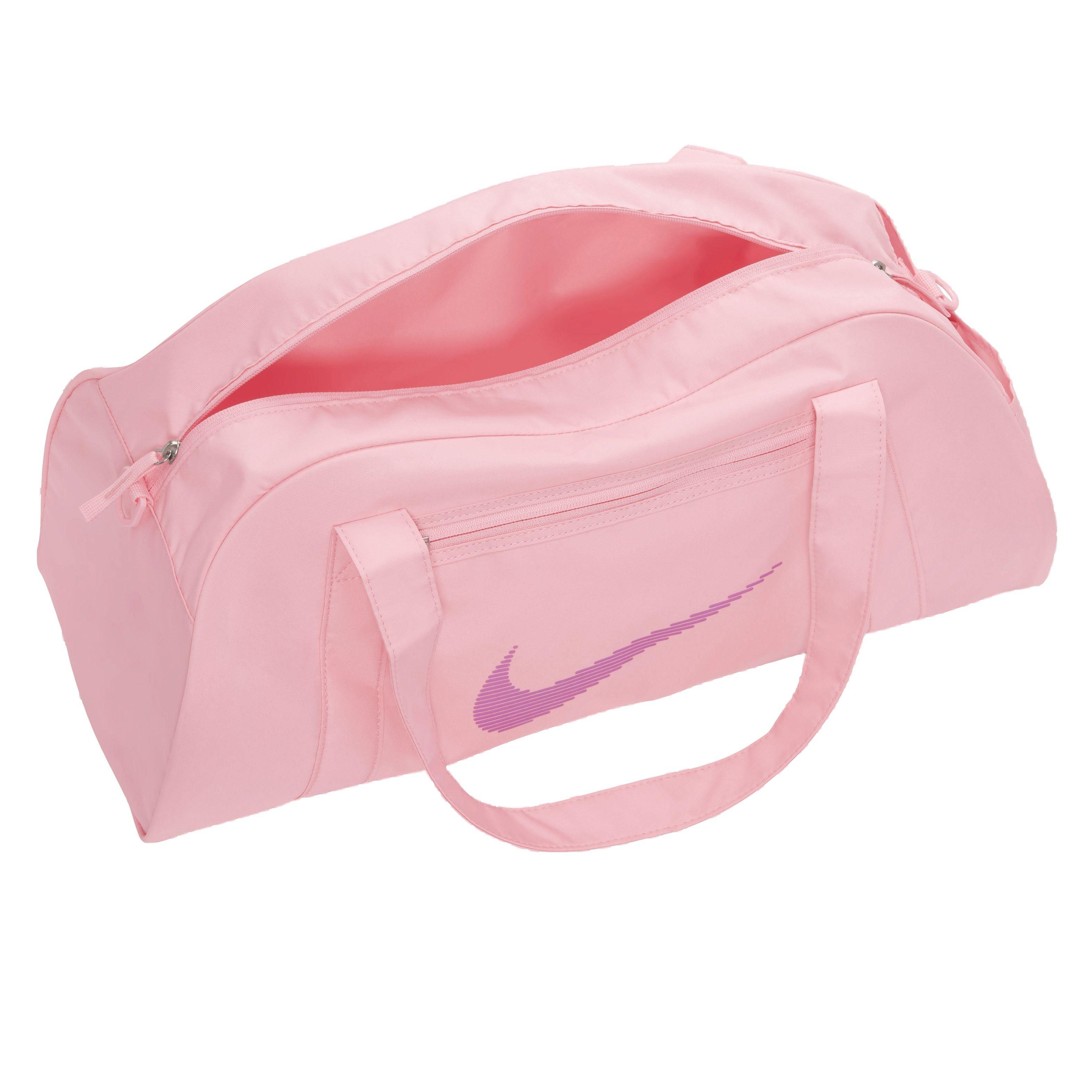 Pink nike gym store bag