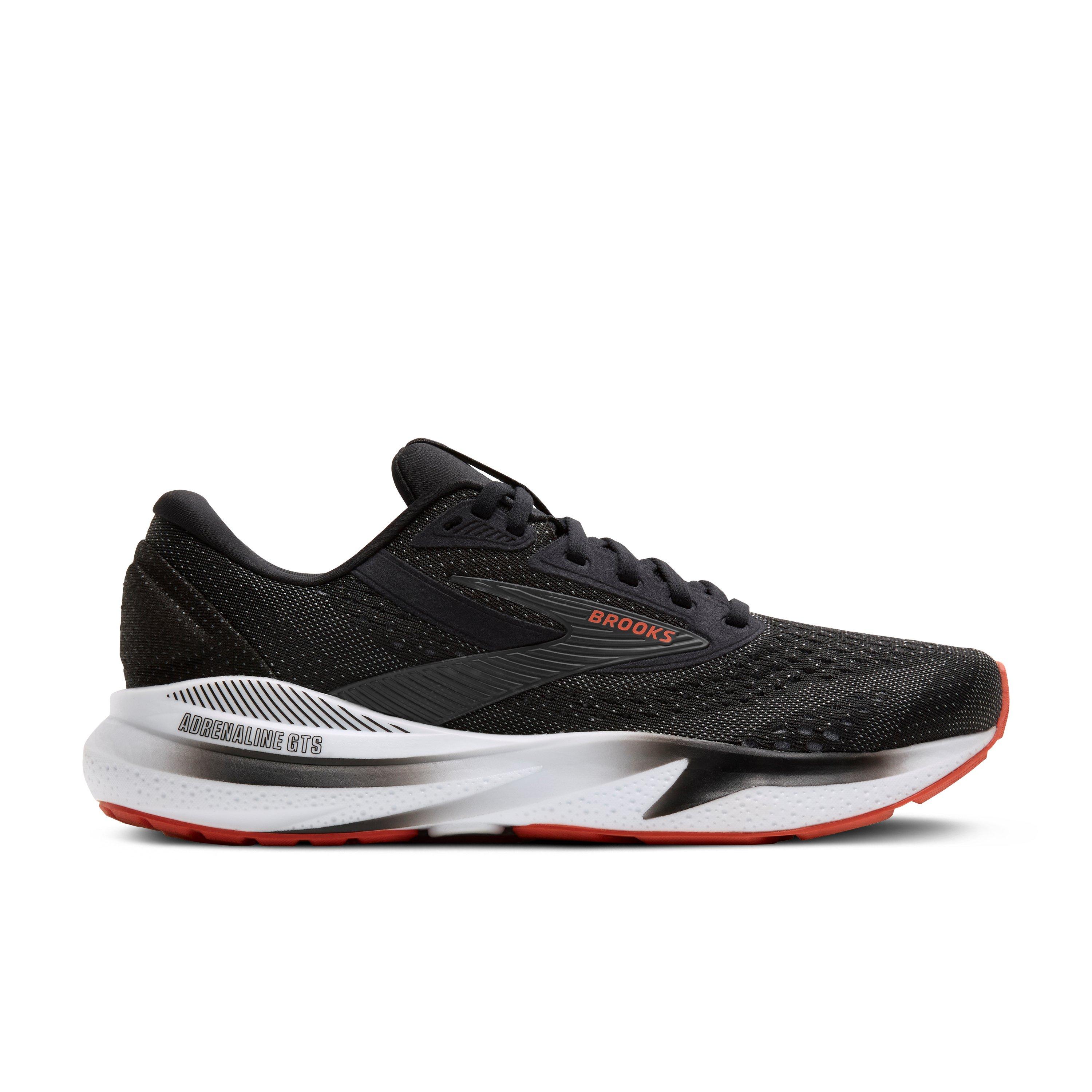Brooks Adrenaline GTS 24 "Black/Grey/Red" Men's Running Shoe - BLACK/GREY/RED Thumbnail View 1
