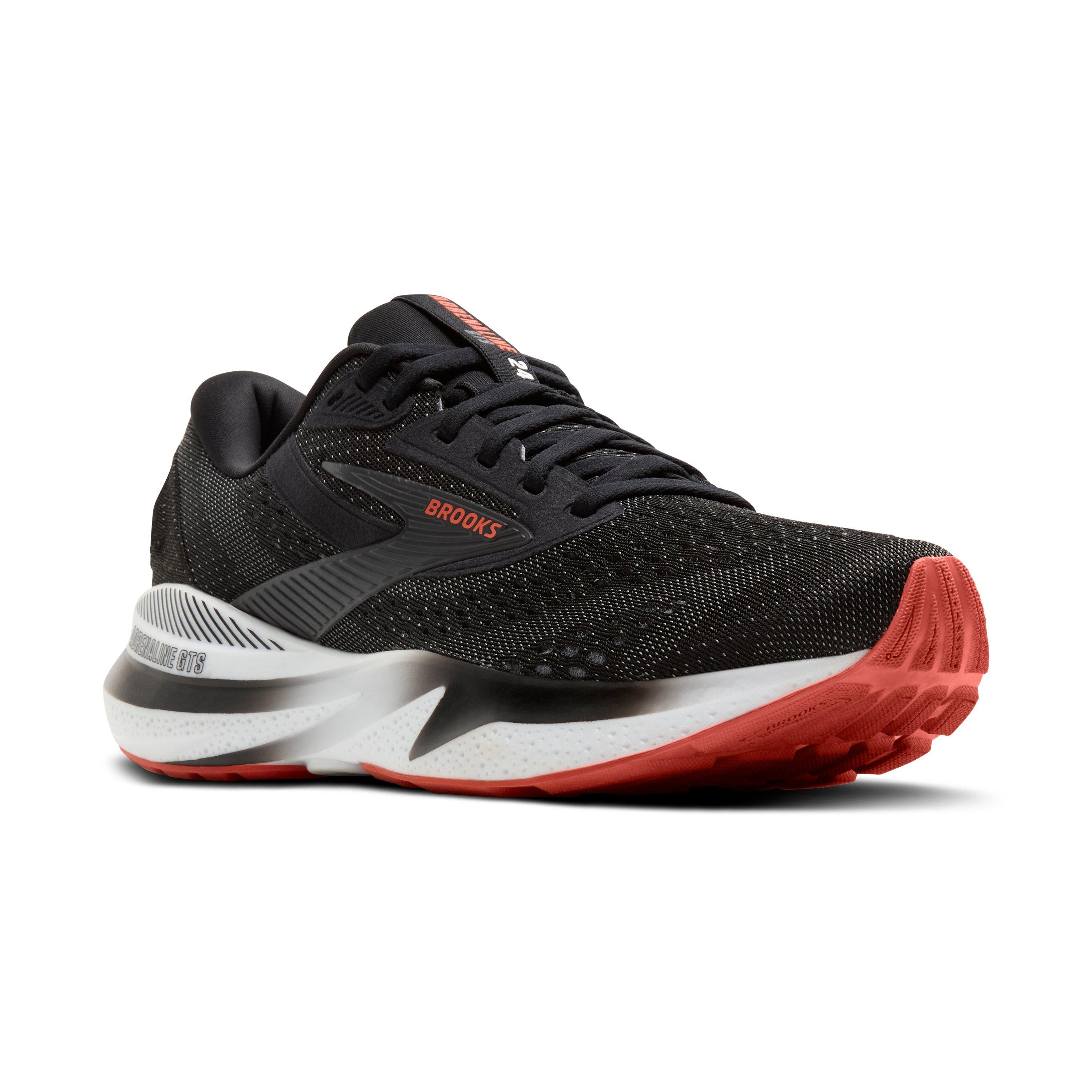 Brooks Adrenaline GTS 24 "Black/Grey/Red" Men's Running Shoe - BLACK/GREY/RED Thumbnail View 4