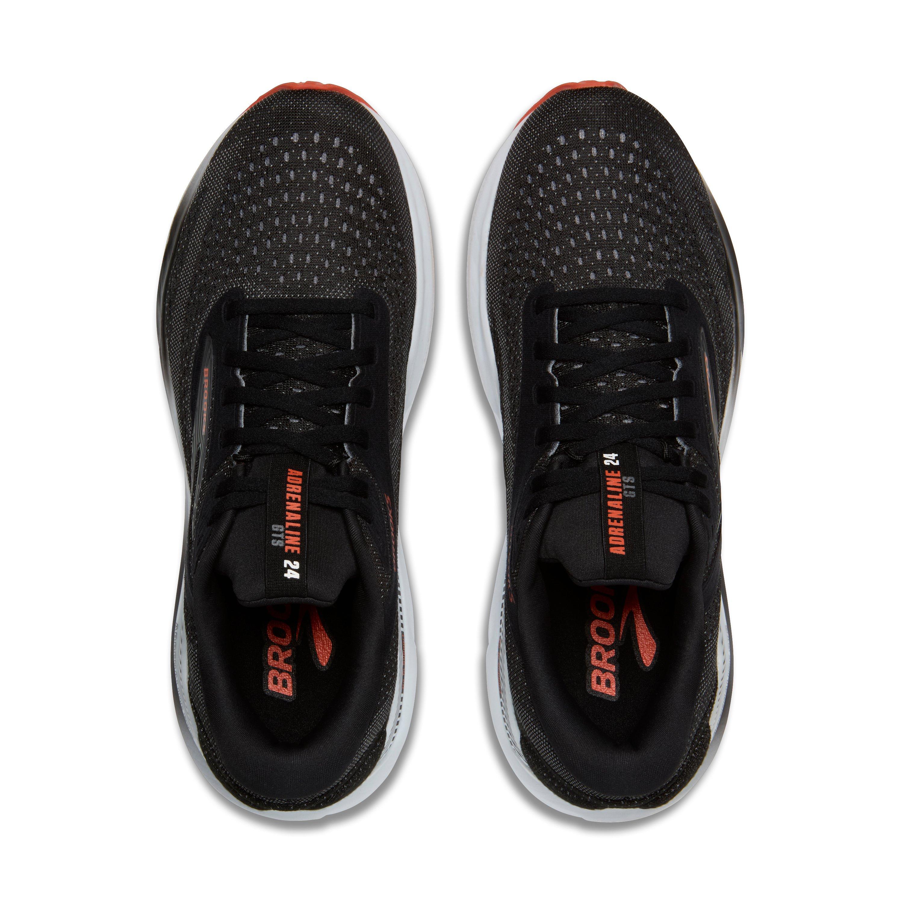 Brooks Adrenaline GTS 24 "Black/Grey/Red" Men's Running Shoe - BLACK/GREY/RED Thumbnail View 5