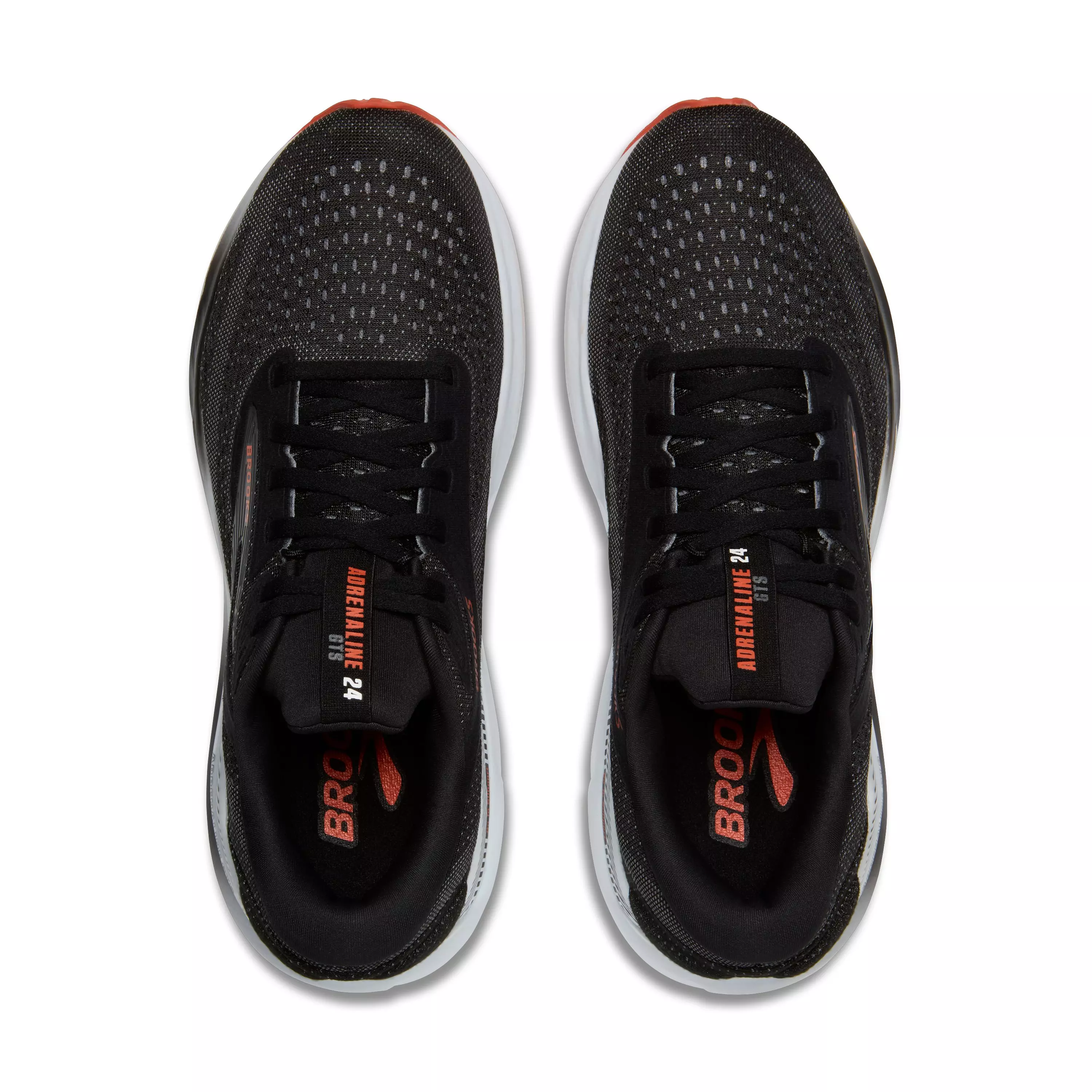 Brooks Adrenaline GTS 24 "Black/Grey/Red" Men's Running Shoe - BLACK/GREY/RED