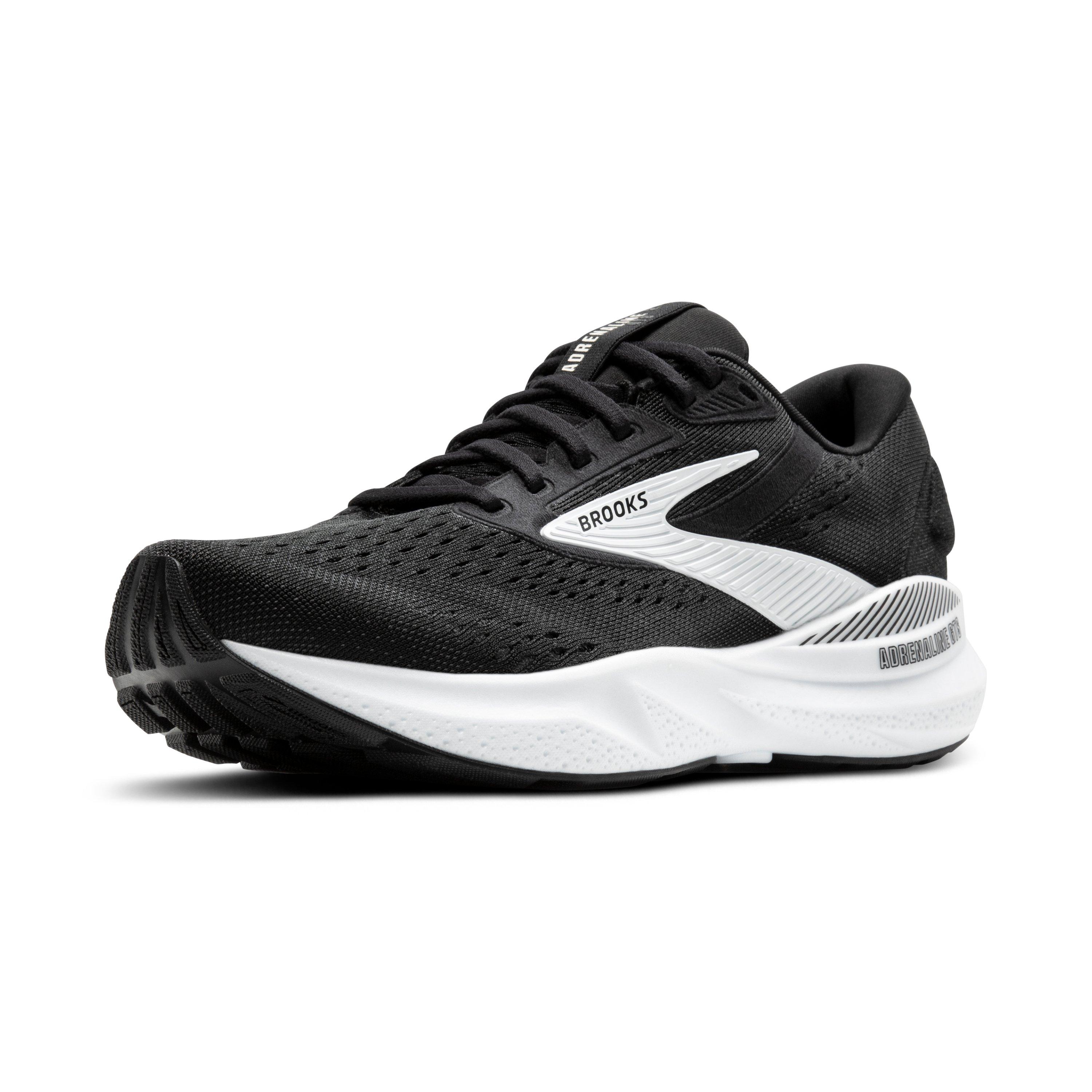 Brooks Adrenaline GTS 24 "Black/White" Men's Running Shoe - BLACK/WHITE Thumbnail View 3