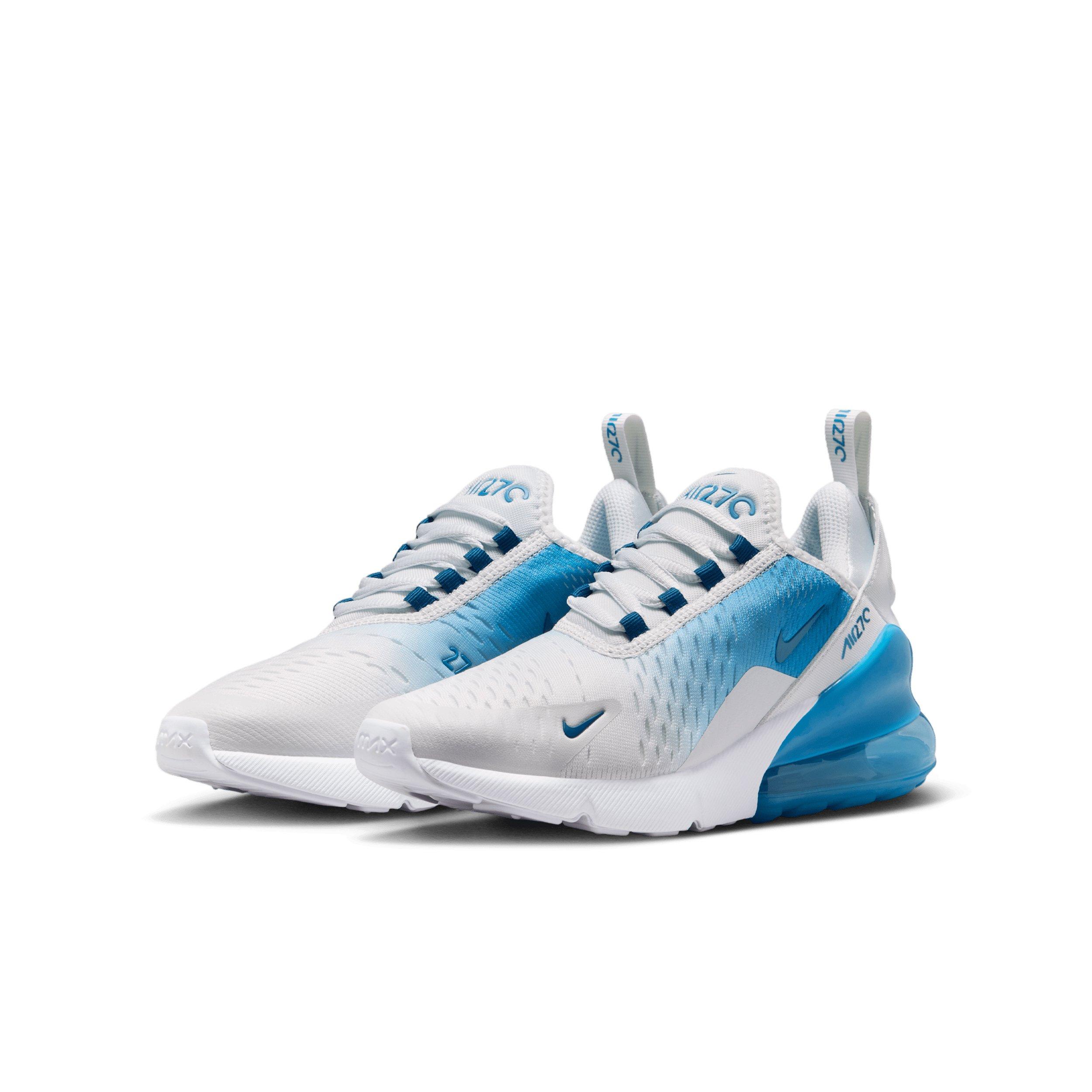 Nike Air Max 270 Grade School Boys' "Off White/Dutch Blue/Court Blue" Shoe