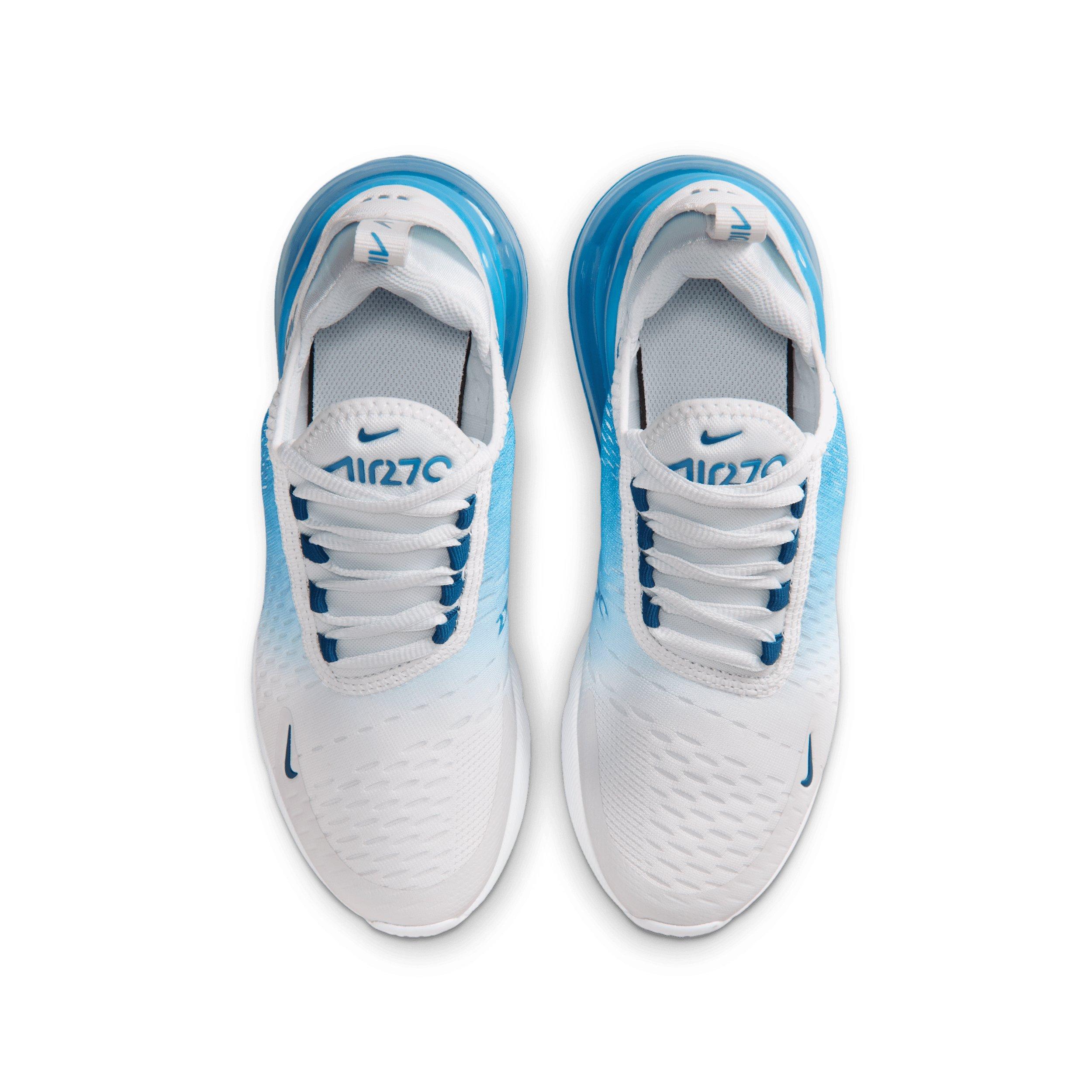 Nike Air Max 270 Grade School Boys' "Off White/Dutch Blue/Court Blue" Shoe