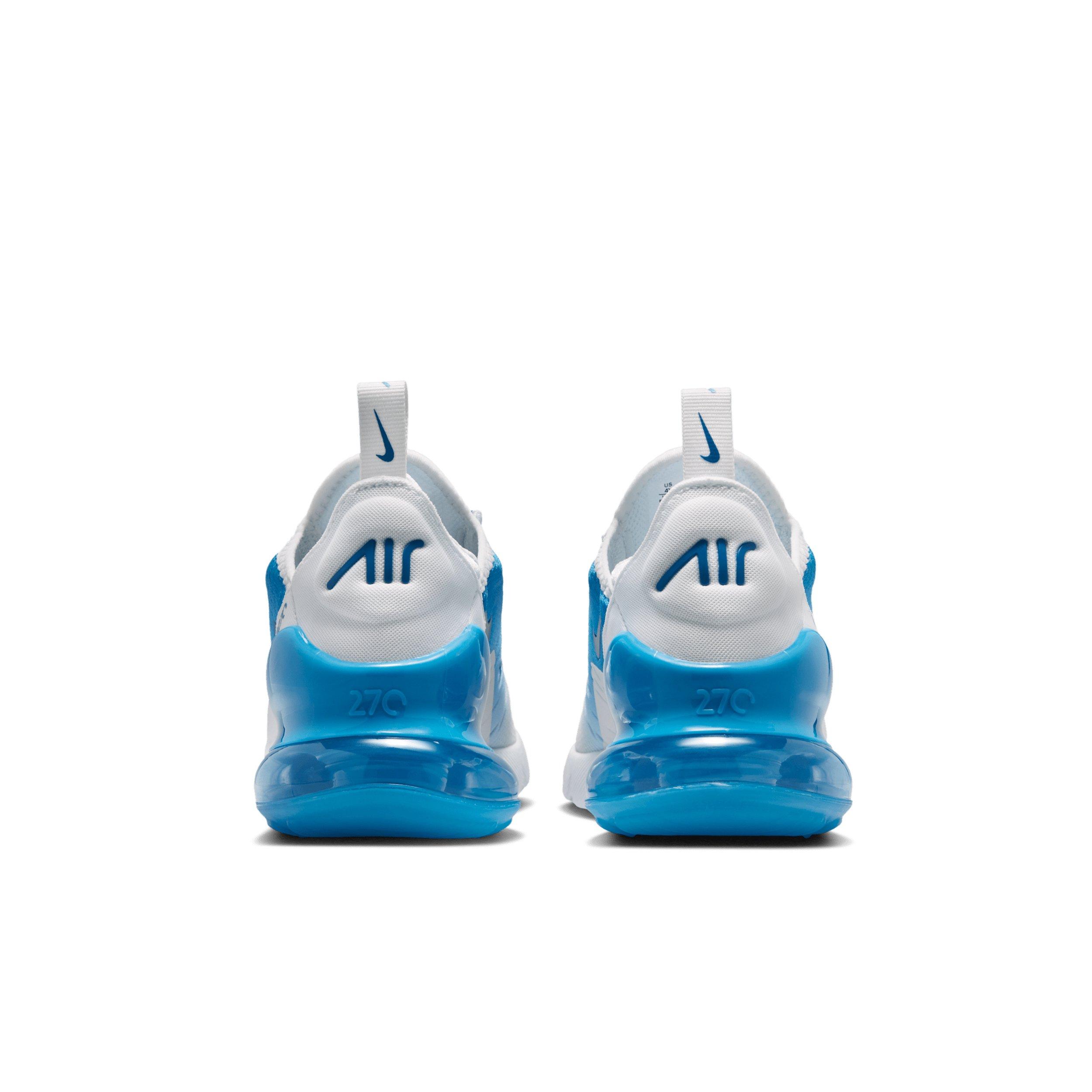 Nike Air Max 270 Grade School Boys' "Off White/Dutch Blue/Court Blue" Shoe