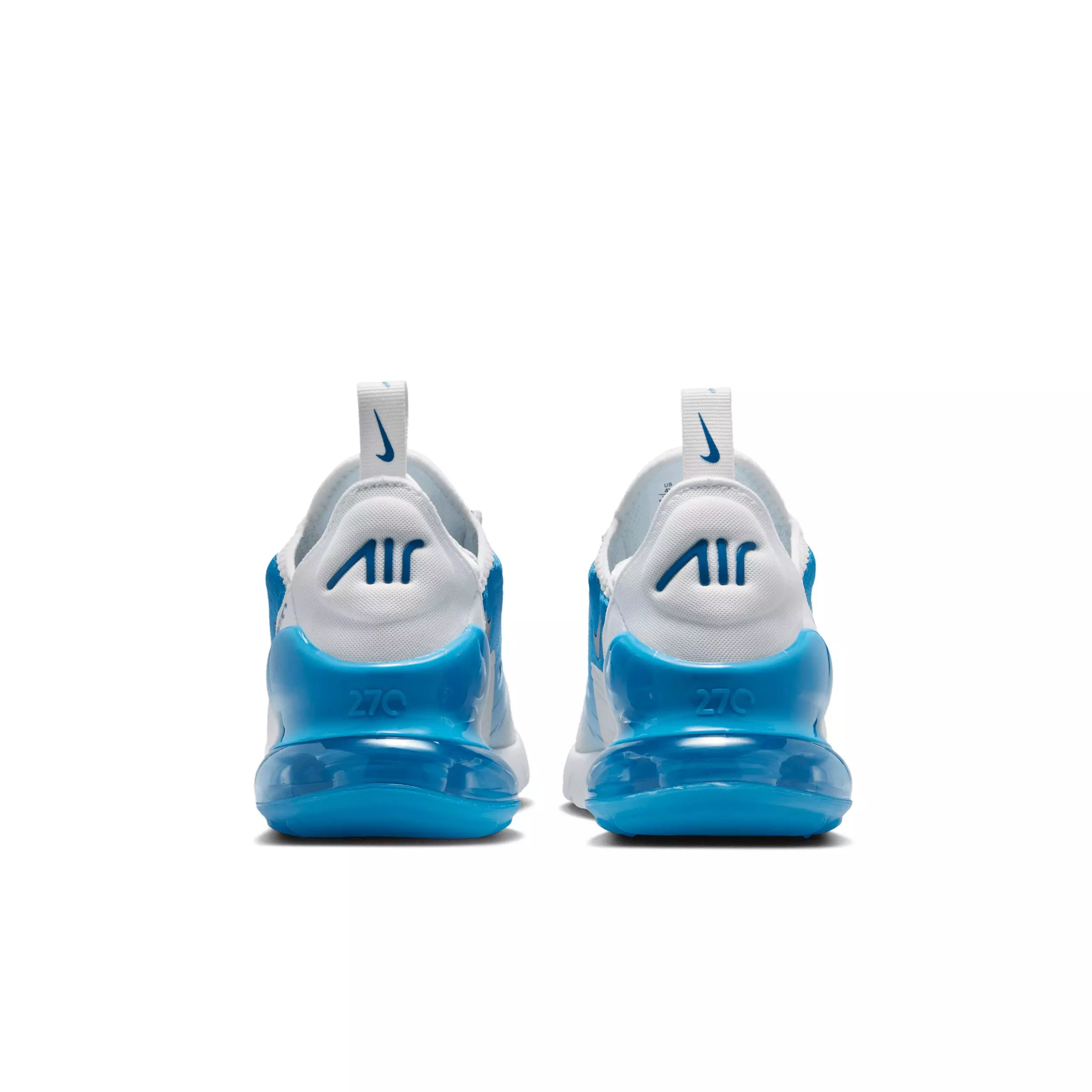 Nike Air Max 270 "Off White/Dutch Blue/Court Blue" Grade School Boys' Shoe - OFF WHITE/BLUE/BLUE