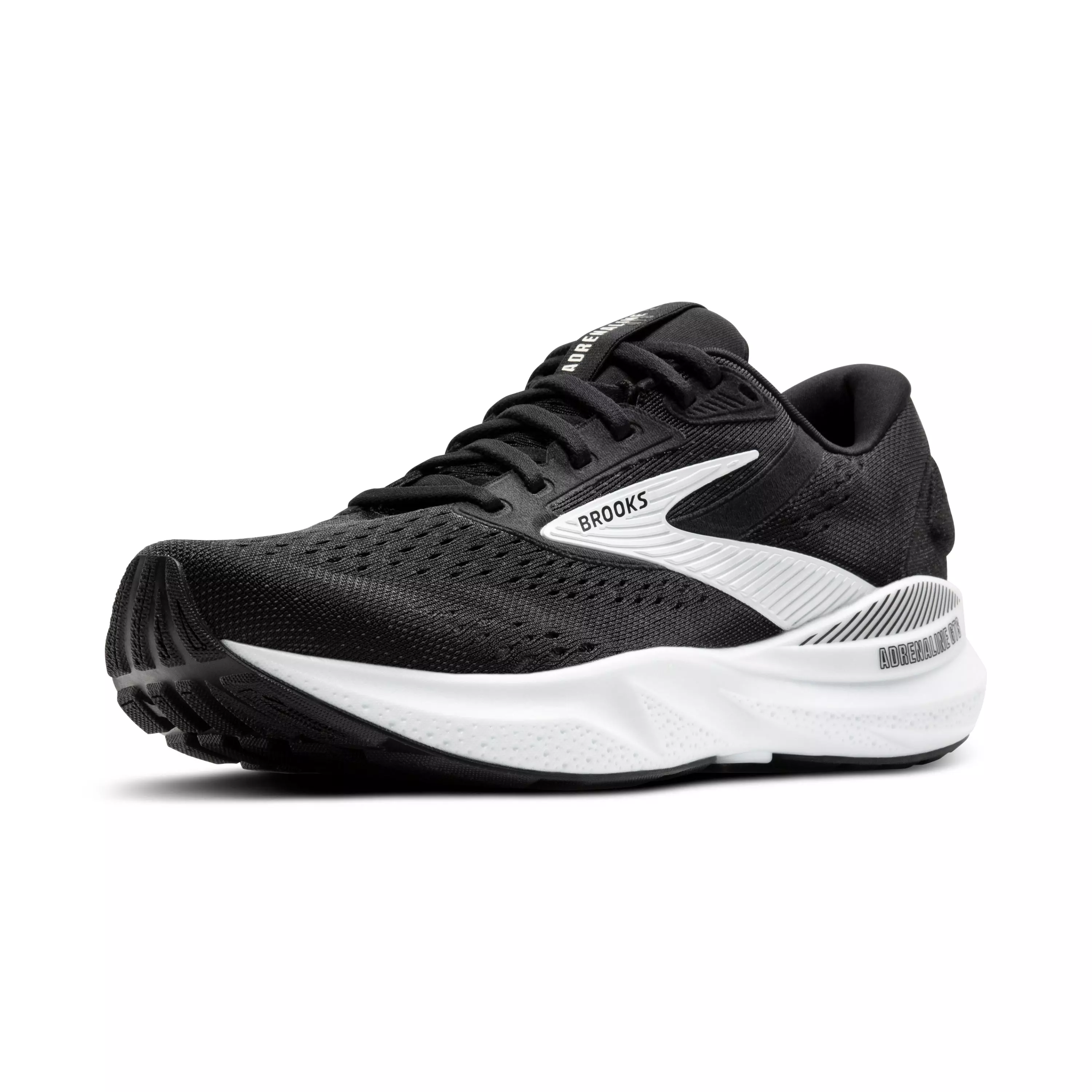 Brooks Adrenaline GTS 24 "Black/White" Men's Wide Running Shoe - BLACK/WHITE