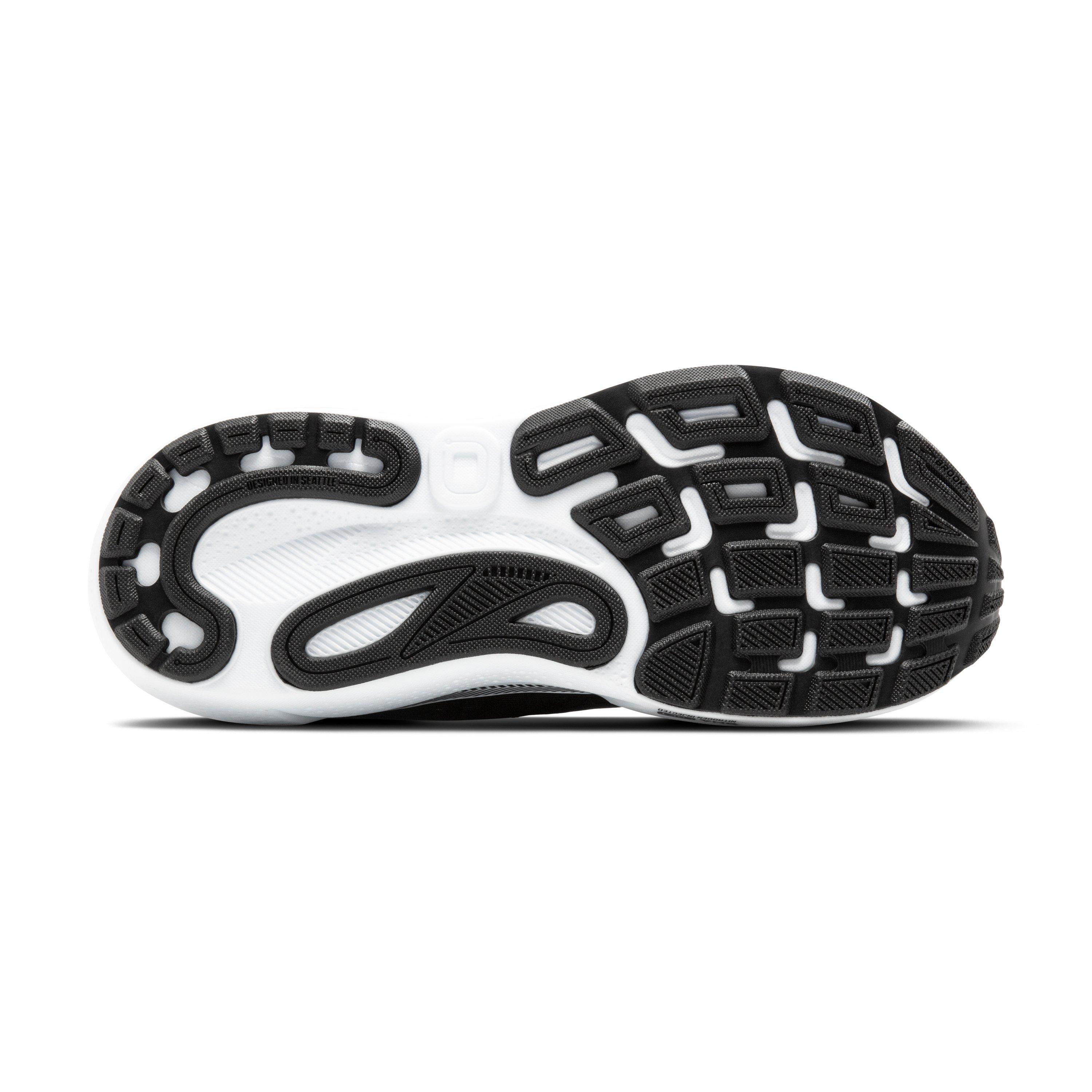 Brooks Adrenaline GTS 24 "Black/White" Men's Wide Running Shoe - BLACK/WHITE Thumbnail View 7