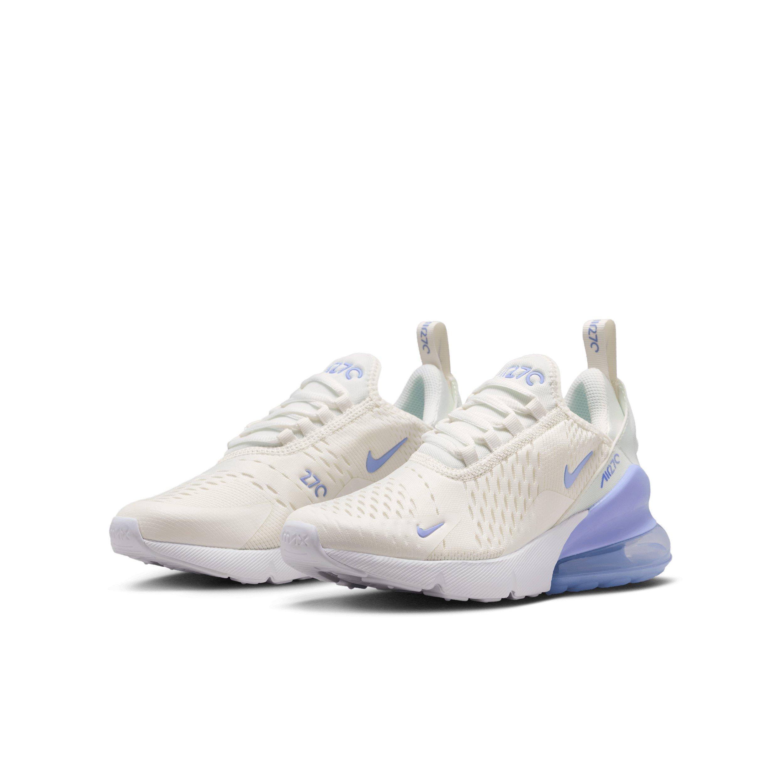 Nike Air Max 270 "Sail/Sapphire/Light Thistle" Preschool Boys' Shoe - SAIL/SAPPHIRE/LT THISTLE Thumbnail View 3
