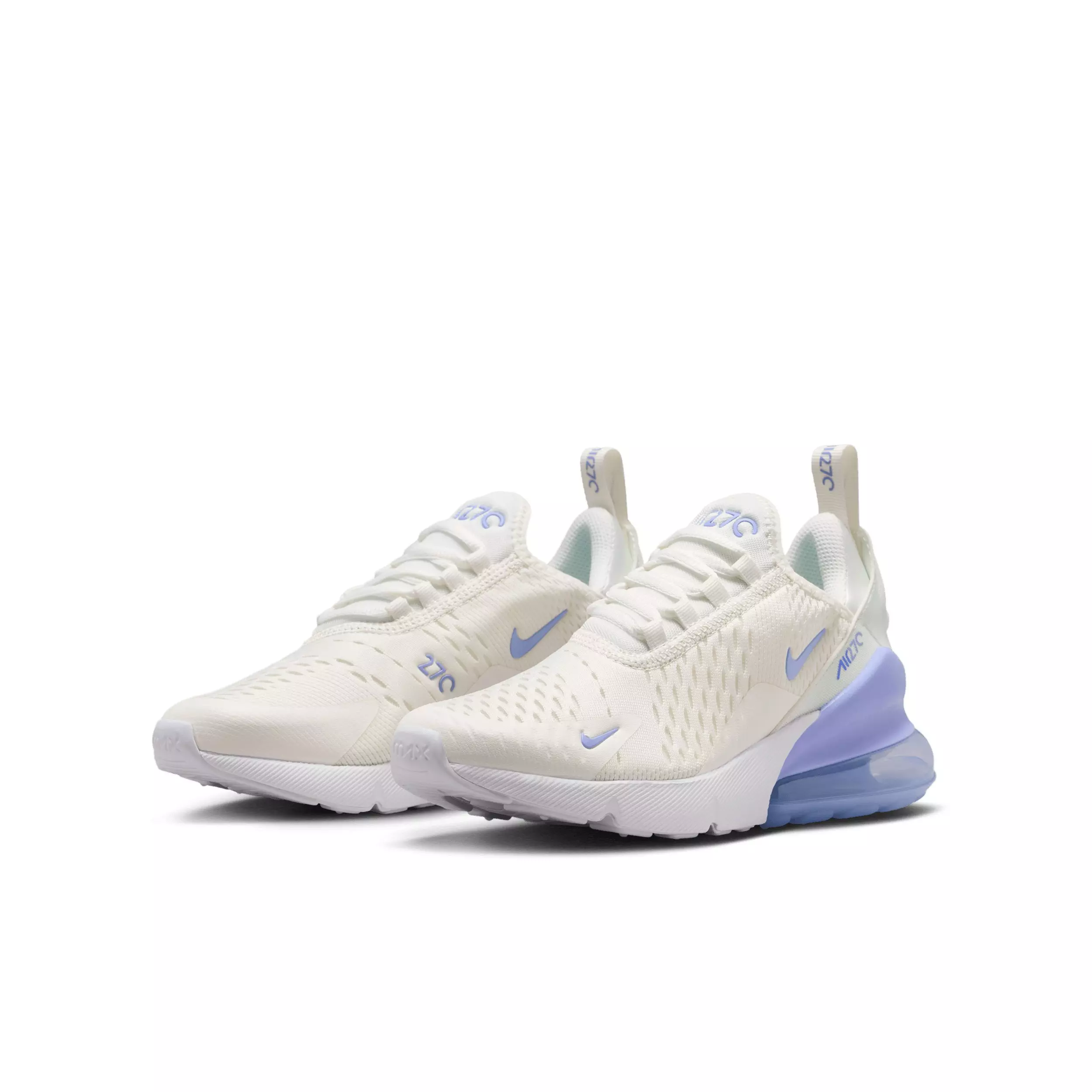 Nike Air Max 270 "Sail/Sapphire/Light Thistle" Preschool Boys' Shoe - SAIL/SAPPHIRE/LT THISTLE