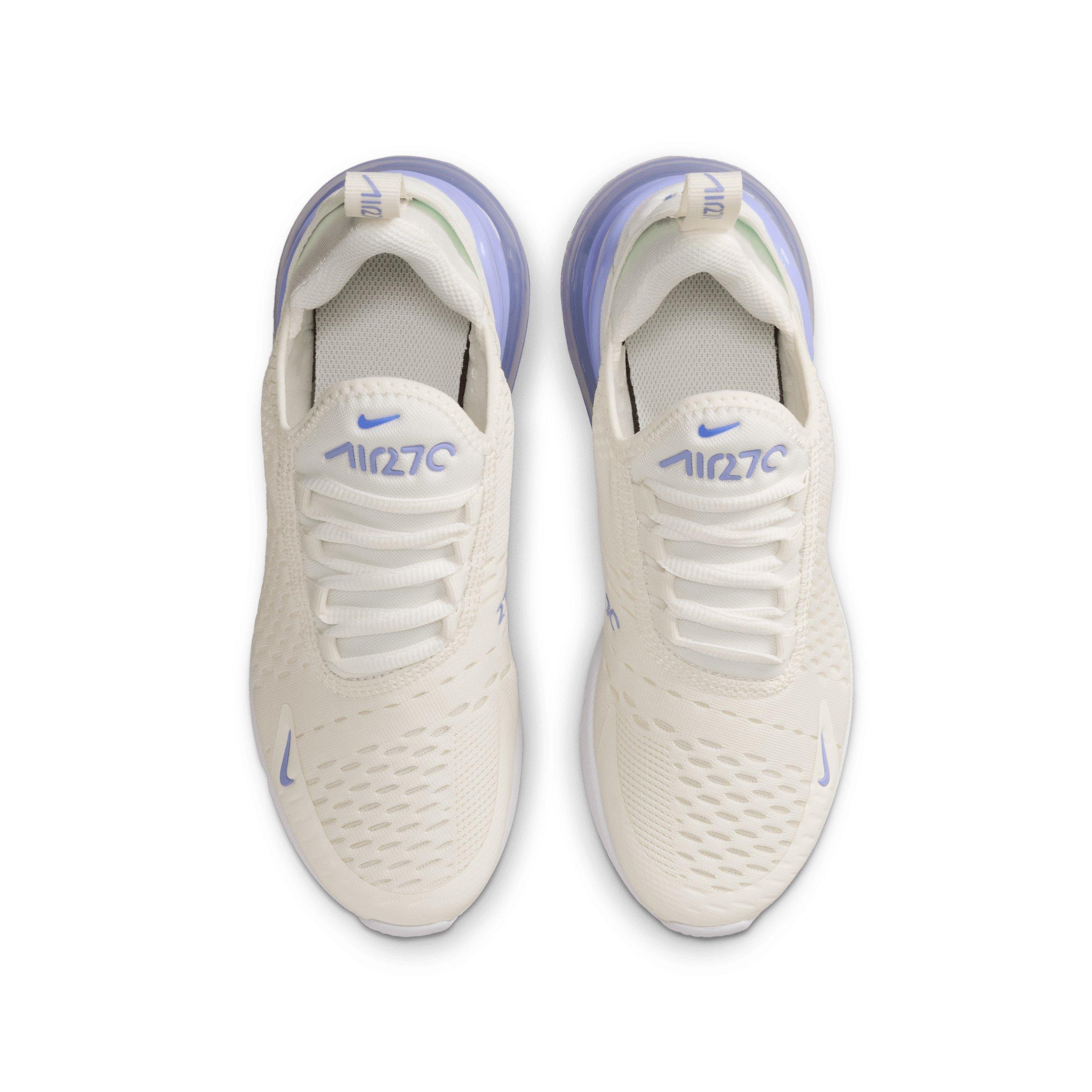 Nike Air Max 270 "Sail/Sapphire/Light Thistle" Preschool Boys' Shoe - SAIL/SAPPHIRE/LT THISTLE Thumbnail View 4
