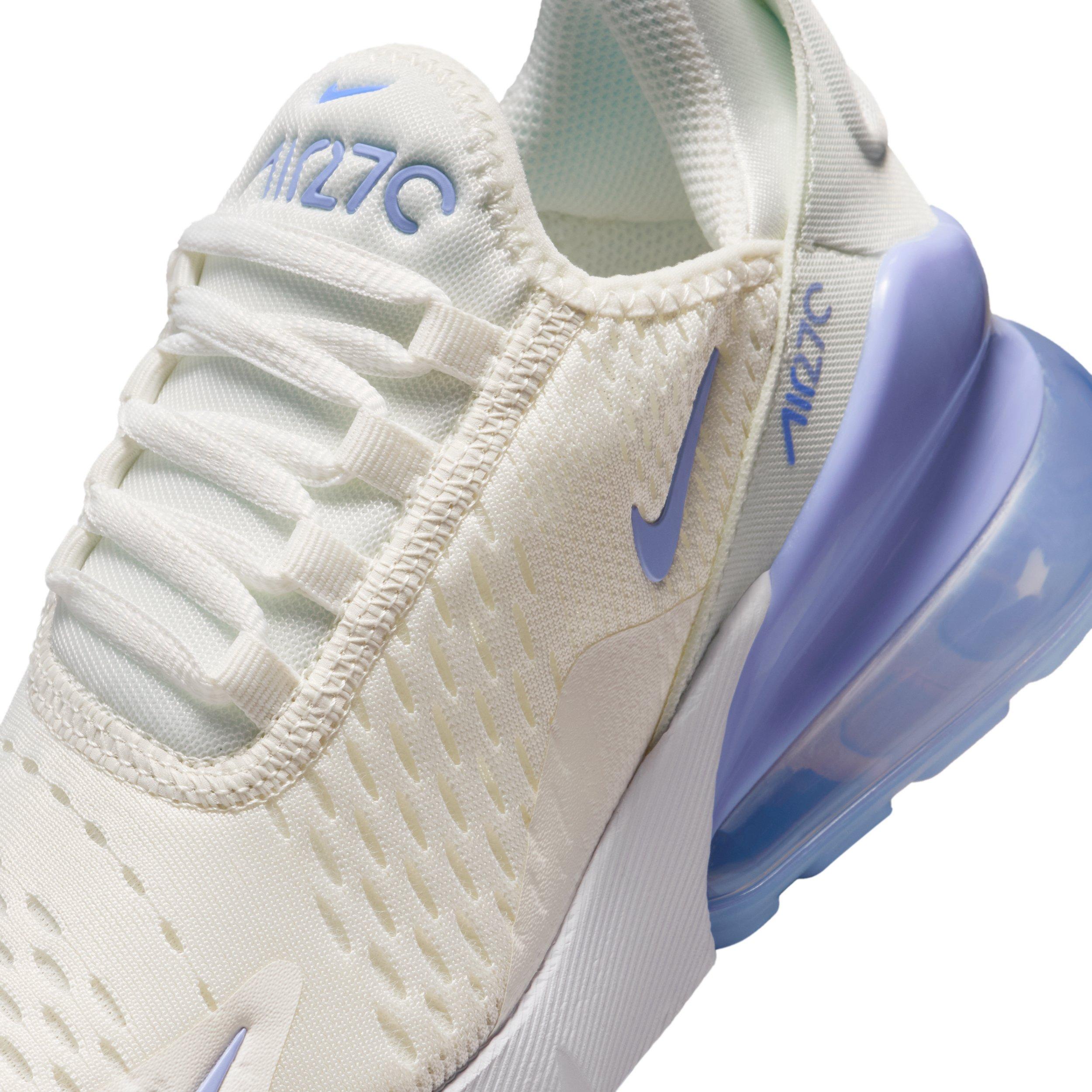 Nike Air Max 270 "Sail/Sapphire/Light Thistle" Preschool Boys' Shoe - SAIL/SAPPHIRE/LT THISTLE Thumbnail View 7