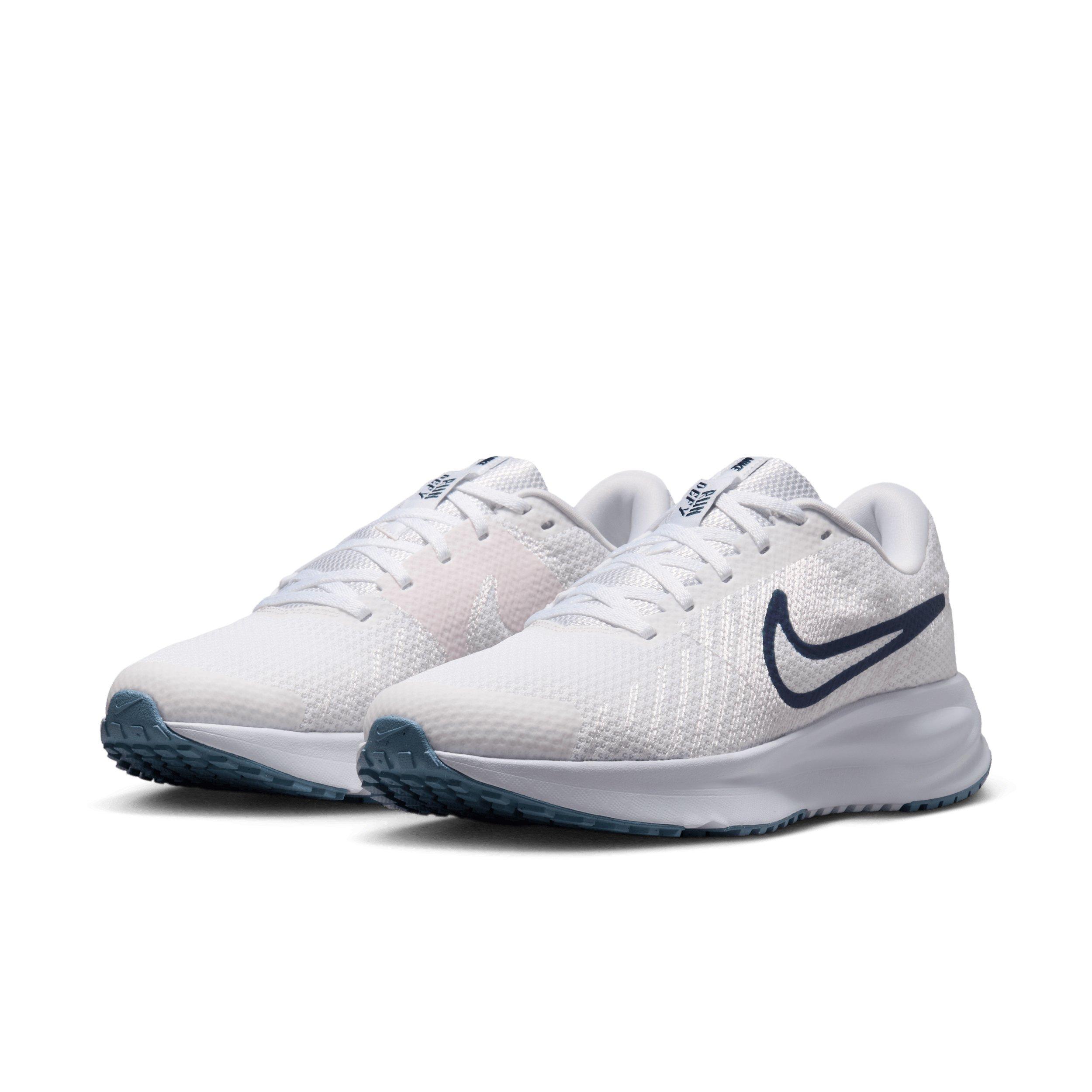 Nike Run Defy "White/Football Grey/Work Blue/Blue Void" Women's Running Shoe - WHITE/GREY/BLUE/BLUE