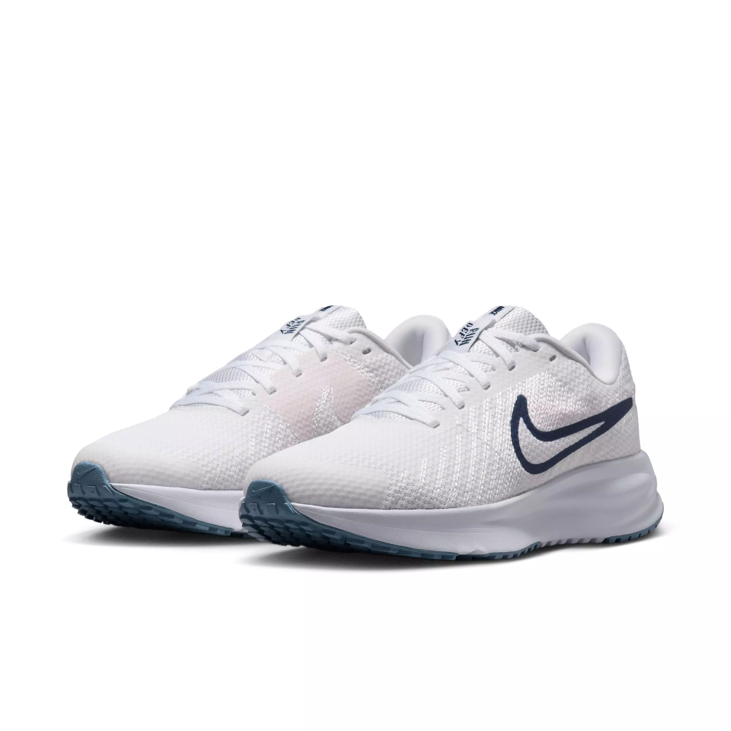 Nike Run Defy "White/Football Grey/Work Blue/Blue Void" Women's Running Shoe - WHITE/GREY/BLUE/BLUE