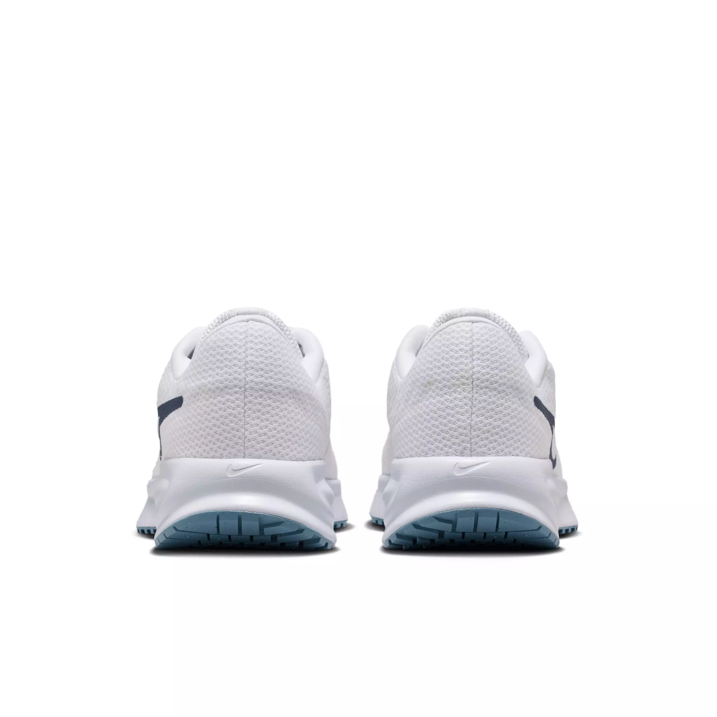 Nike Run Defy "White/Football Grey/Work Blue/Blue Void" Women's Running Shoe - WHITE/GREY/BLUE/BLUE