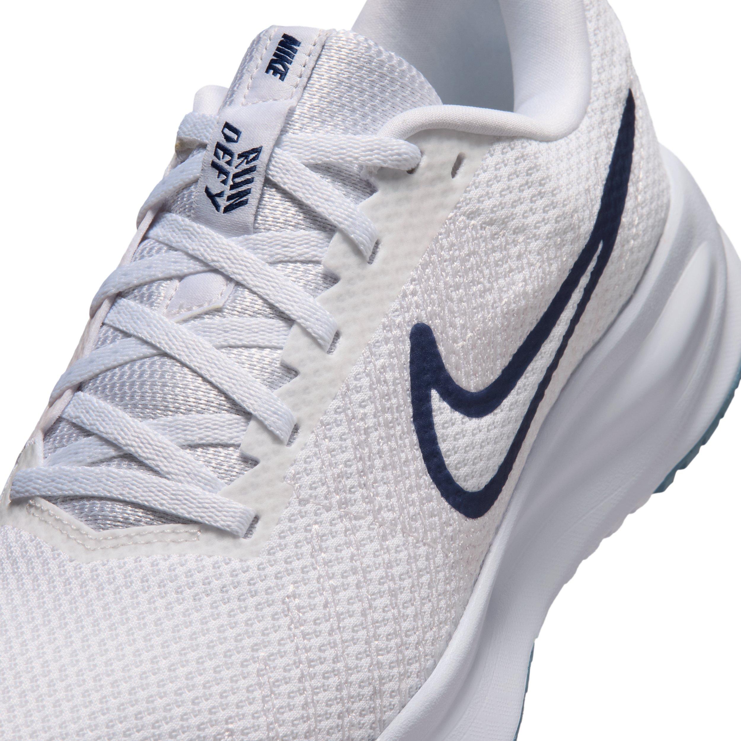 Nike Run Defy "White/Football Grey/Work Blue/Blue Void" Women's Running Shoe - WHITE/GREY/BLUE/BLUE