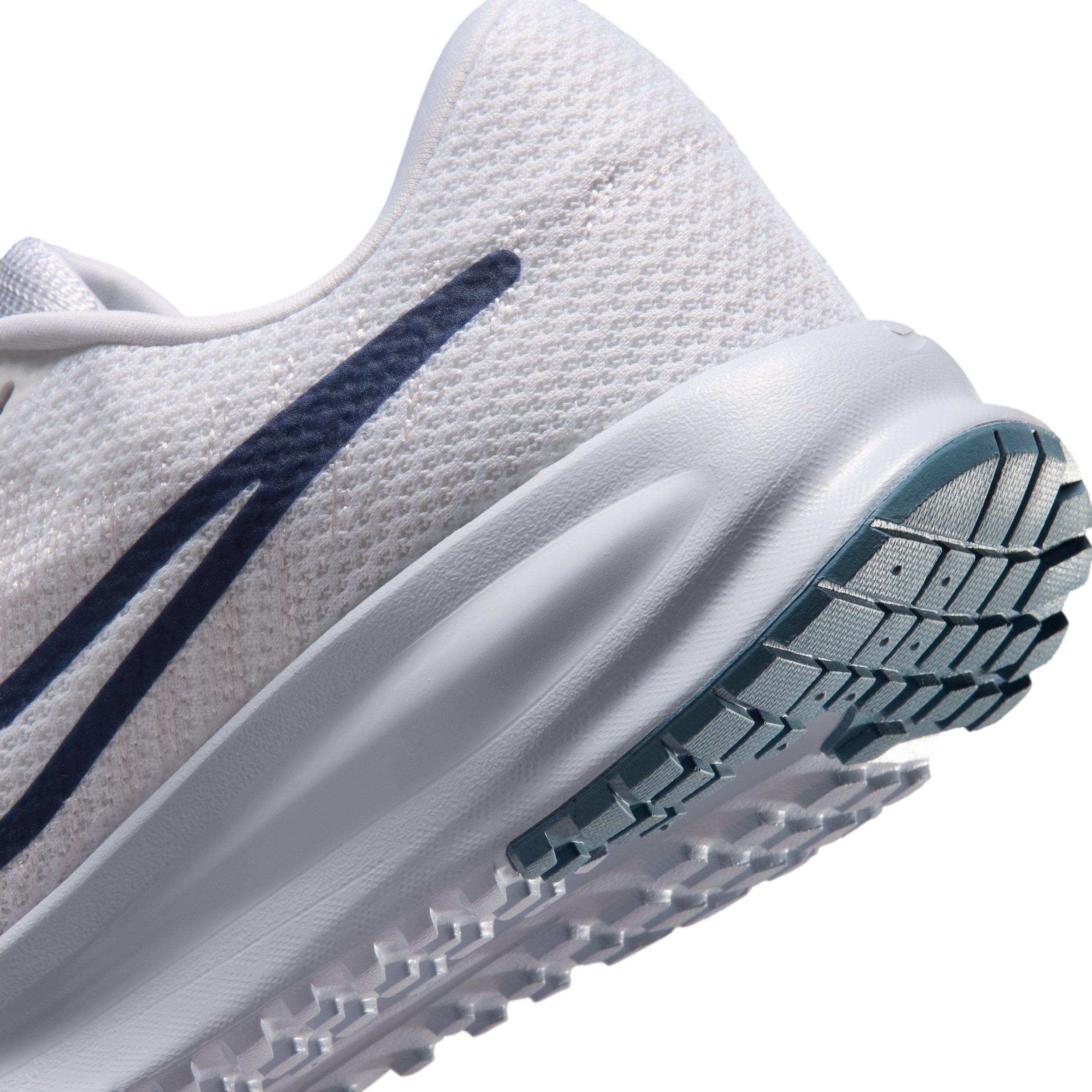 Nike Run Defy "White/Football Grey/Work Blue/Blue Void" Women's Running Shoe - WHITE/GREY/BLUE/BLUE